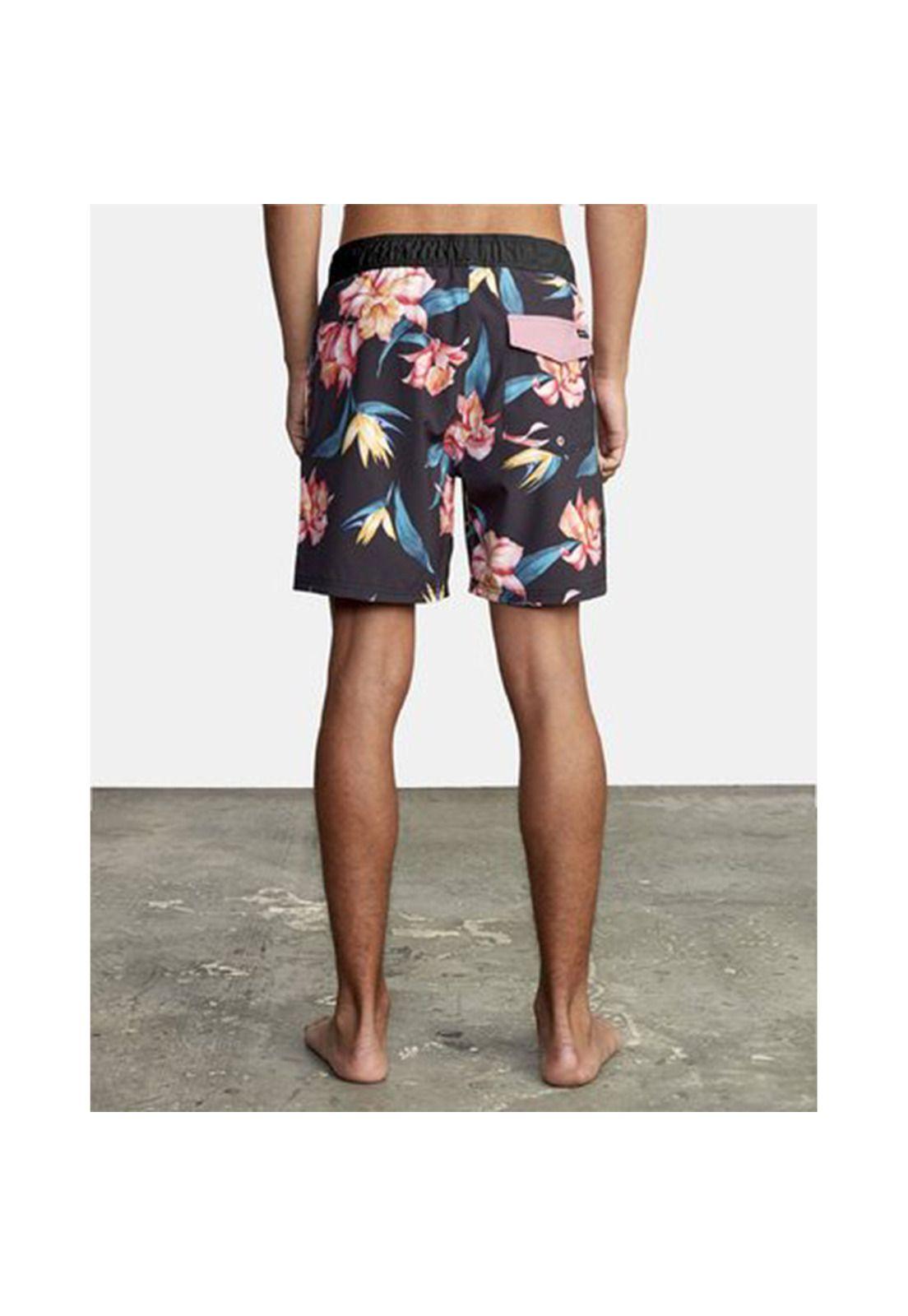 Traje De Baño Hombre Va Elastic Trunk Negro-1