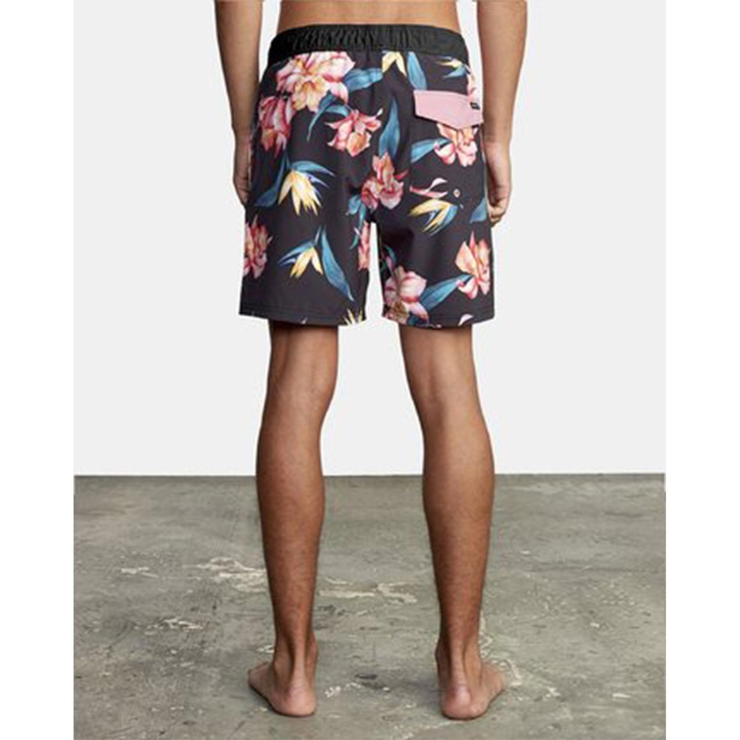 Traje De Baño Hombre Va Elastic Trunk Negro-1