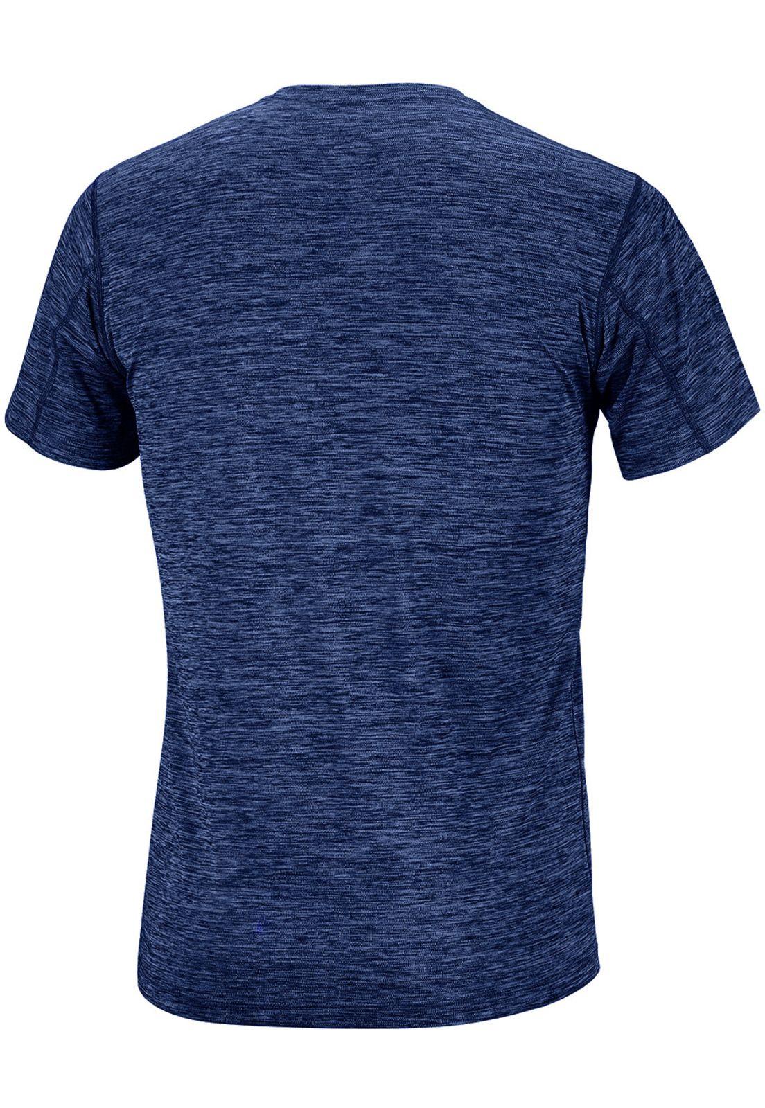 Polera M/C Hombre Zero Rules Short Ss Polyester Azul Oscuro-1