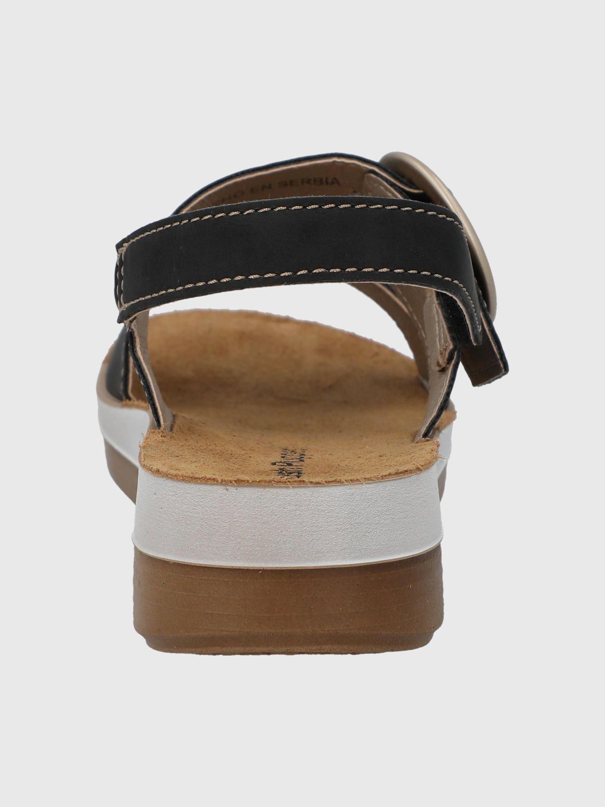 Sandalia Capreno Mujer Negra-6