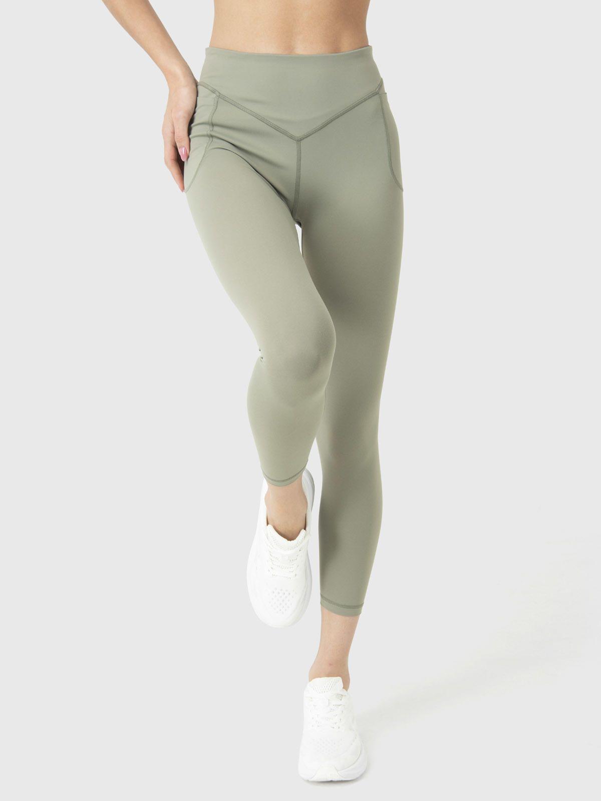 Calza Deportiva Mujer Mid-Rise Ankle Verde-0