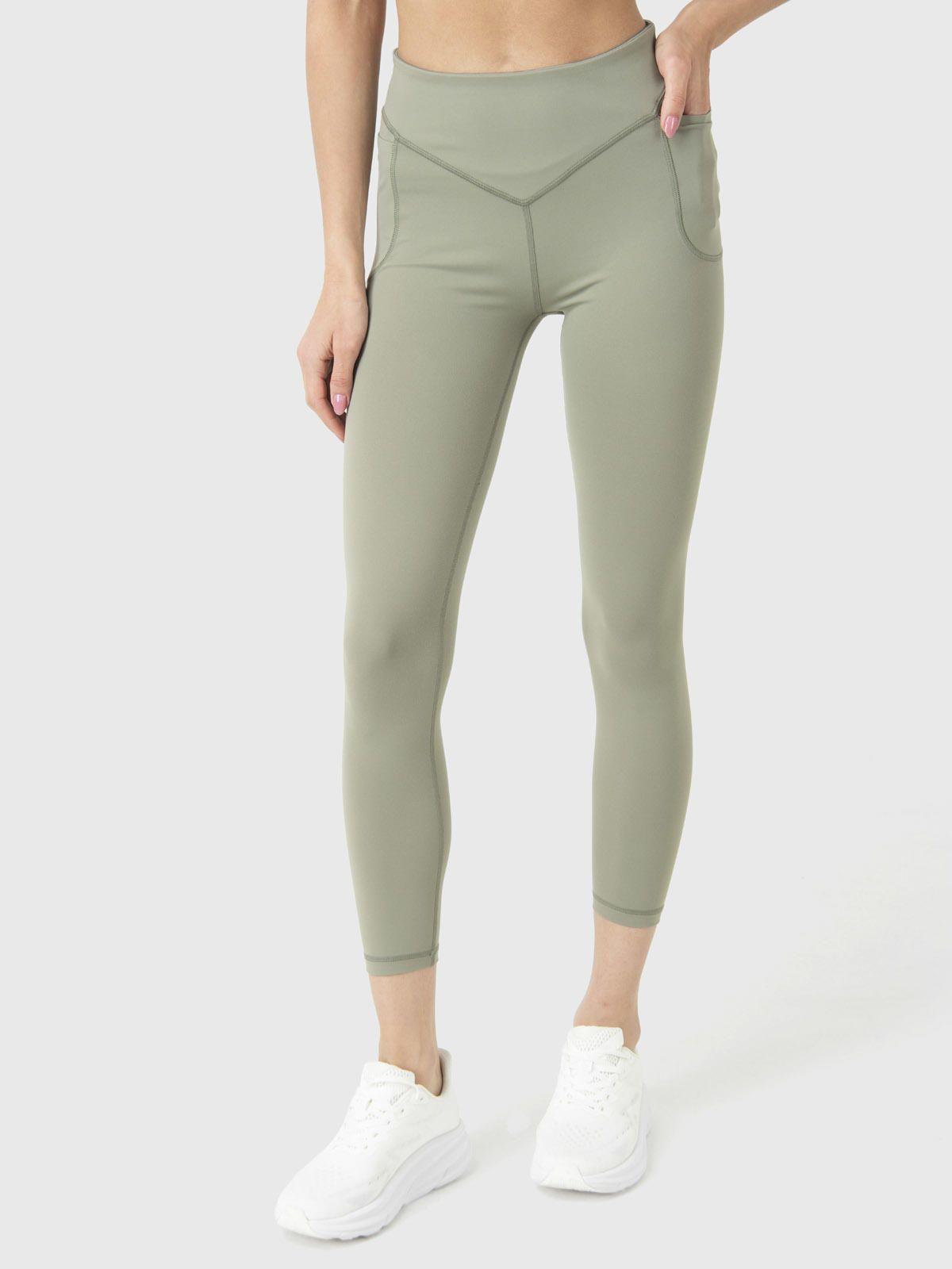 Calza Deportiva Mujer Mid-Rise Ankle Verde-3