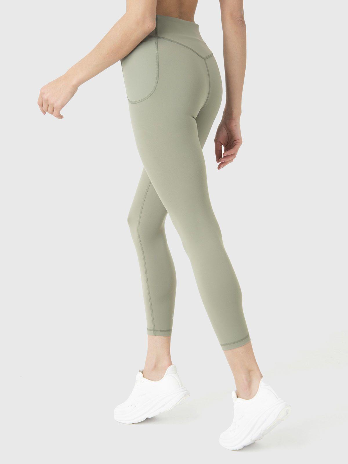 Calza Deportiva Mujer Mid-Rise Ankle Verde-4