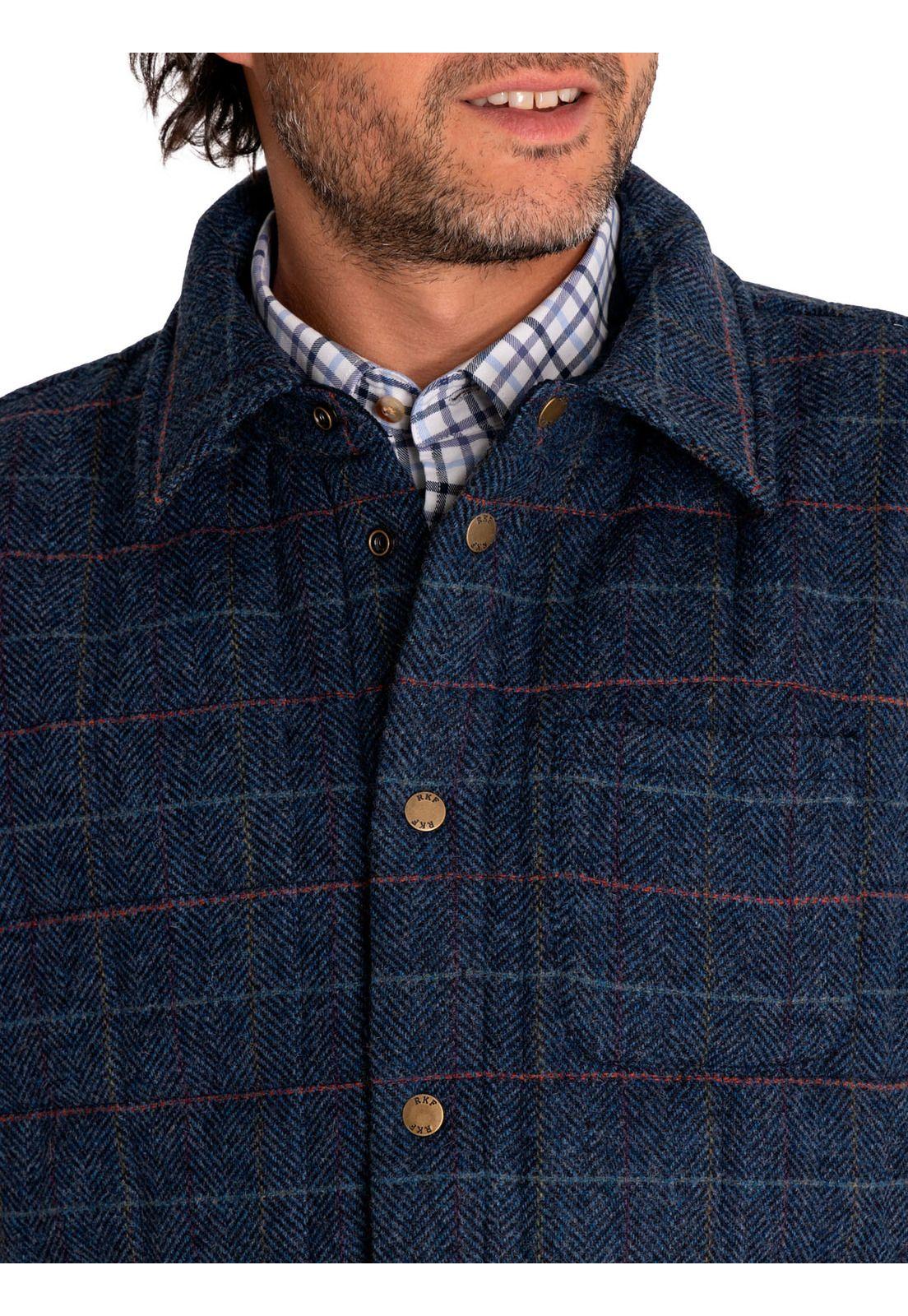Chaqueta Lana Hombre Lewis Azul-7