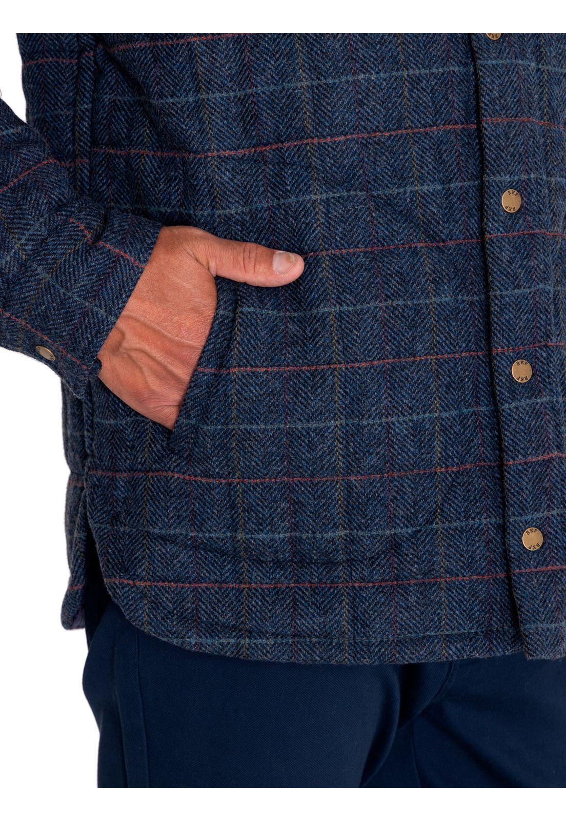 Chaqueta Lana Hombre Lewis Azul-8