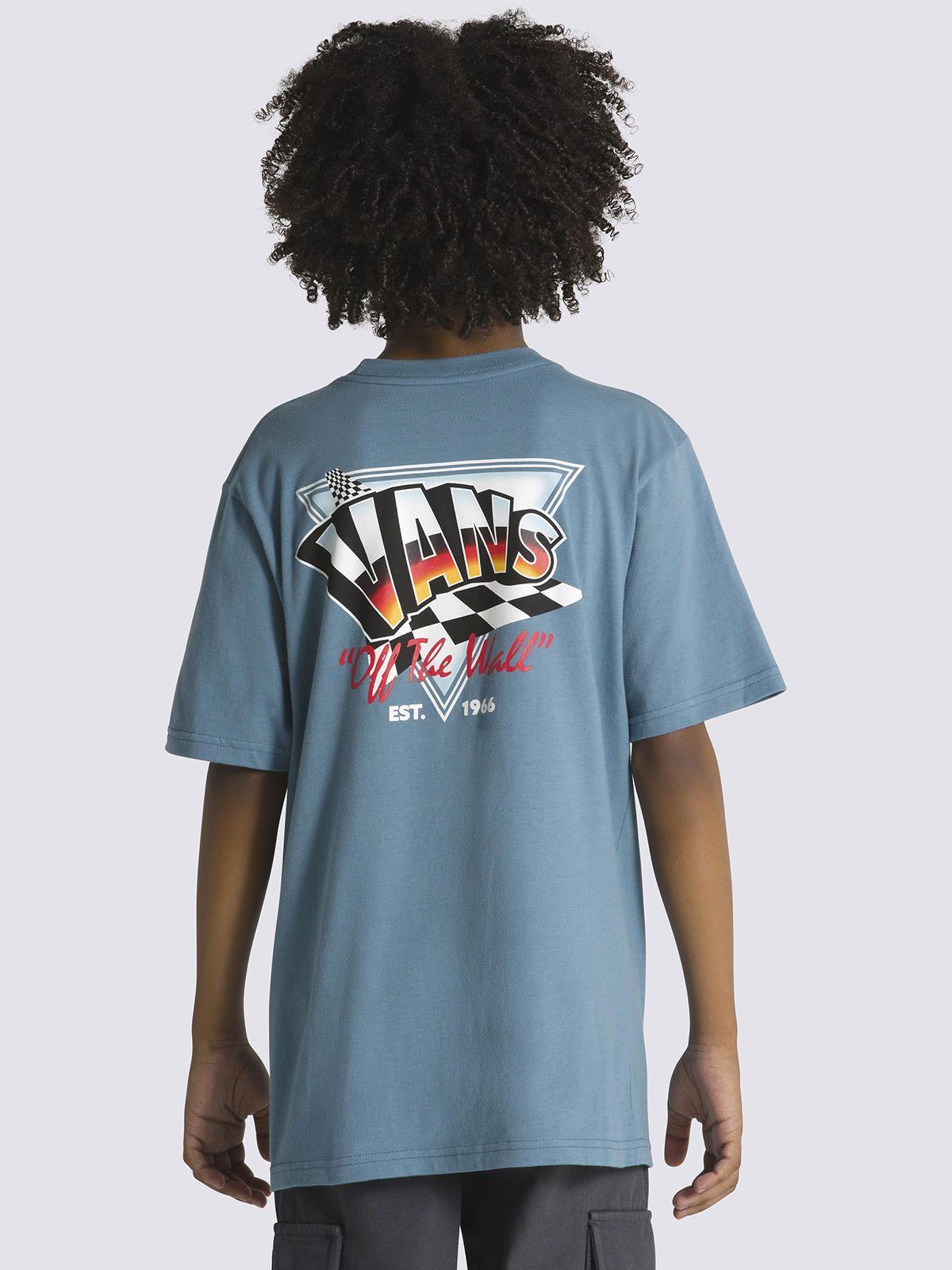 Polera Manga Corta Hole Shot Ss Azul Niño-1