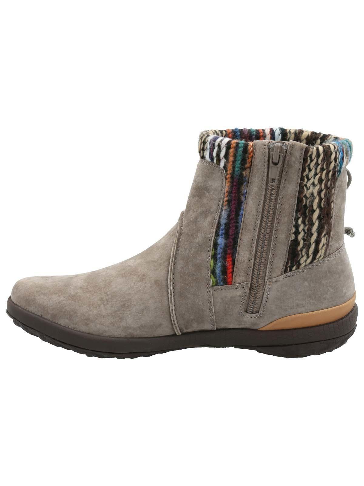 Botín Cuero Mujer Cusia II Gris-5