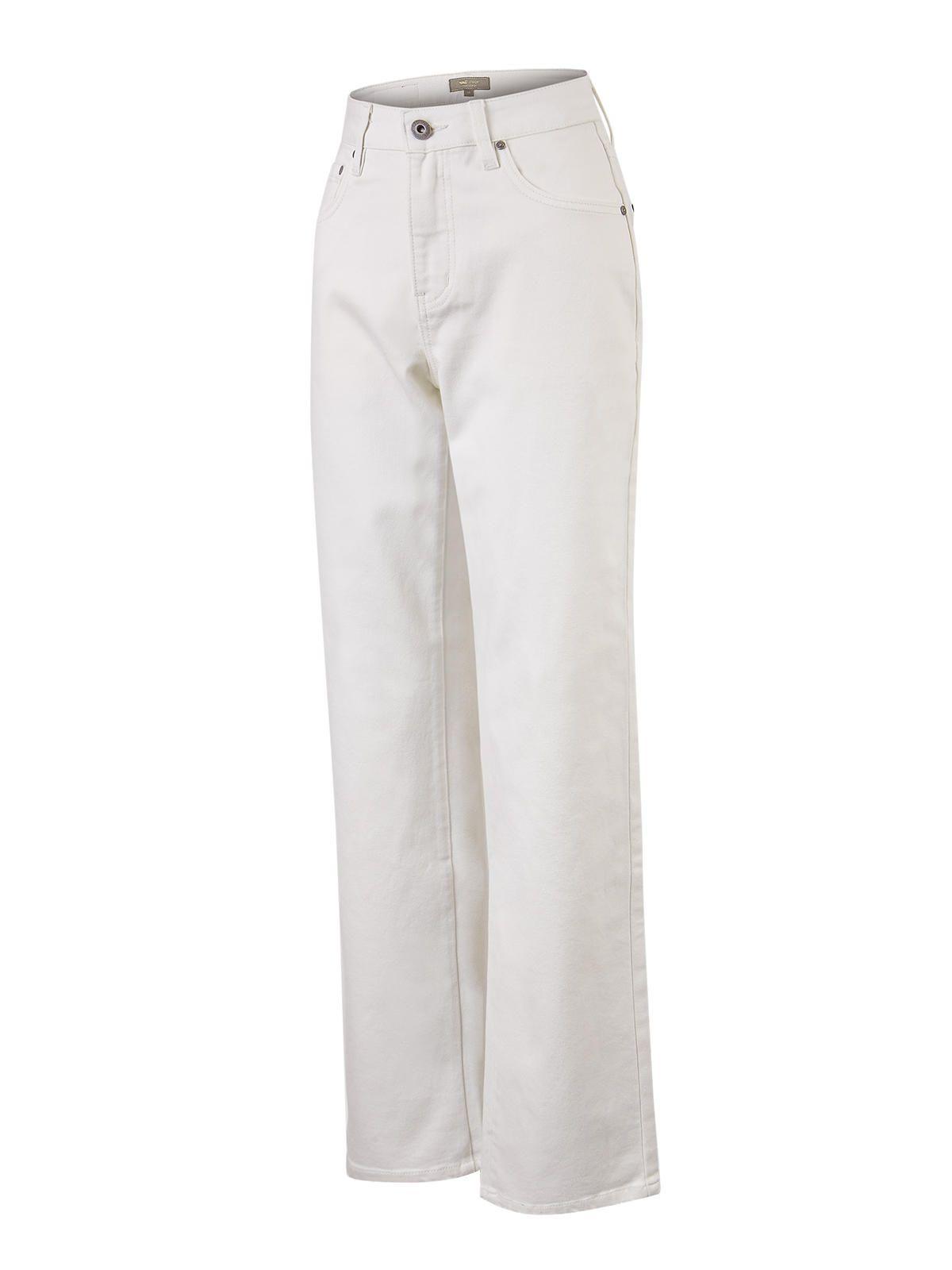 Jeans Fibras Recicladas Mujer Botanica Beige-0