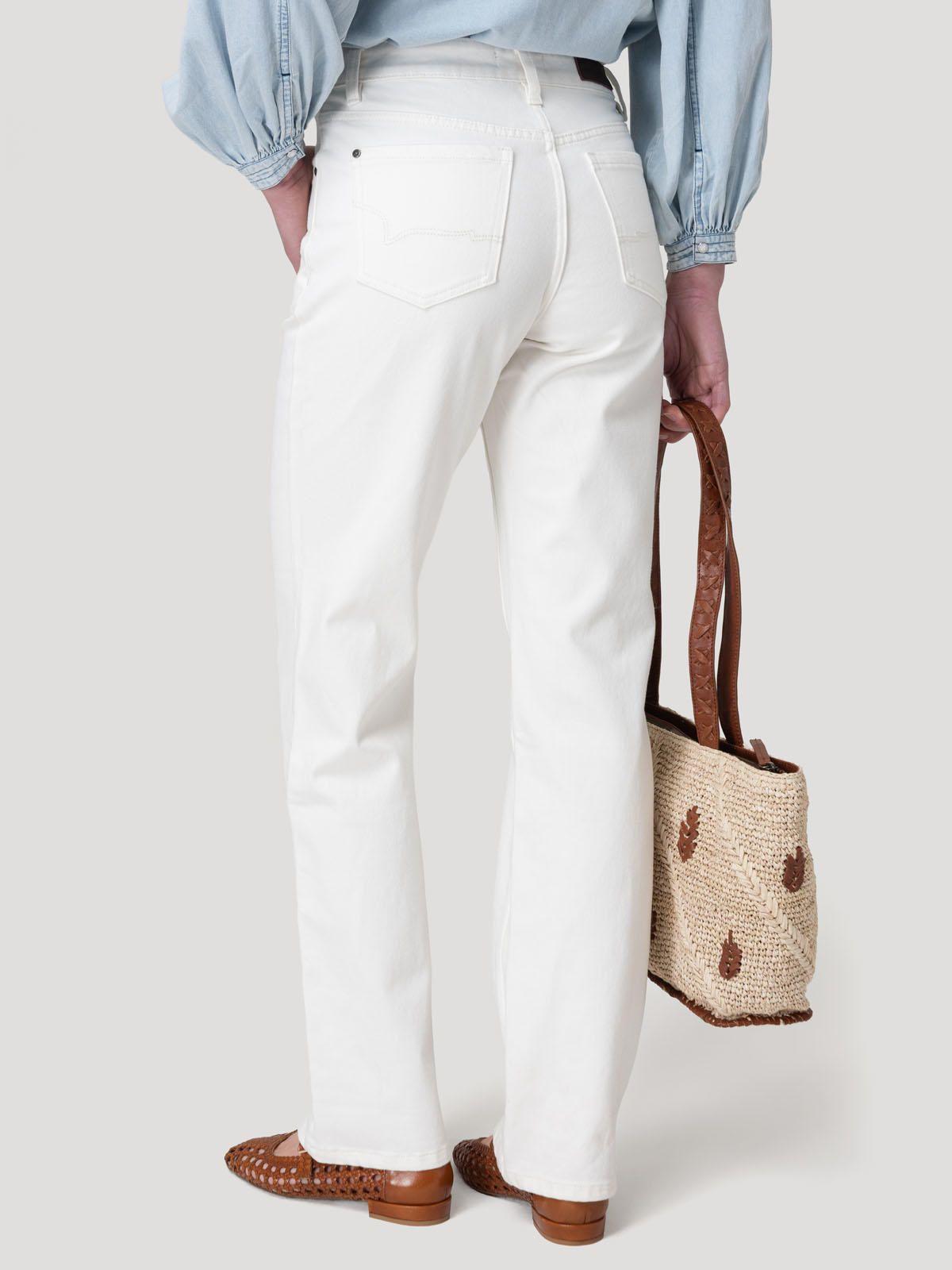 Jeans Fibras Recicladas Mujer Botanica Beige-5