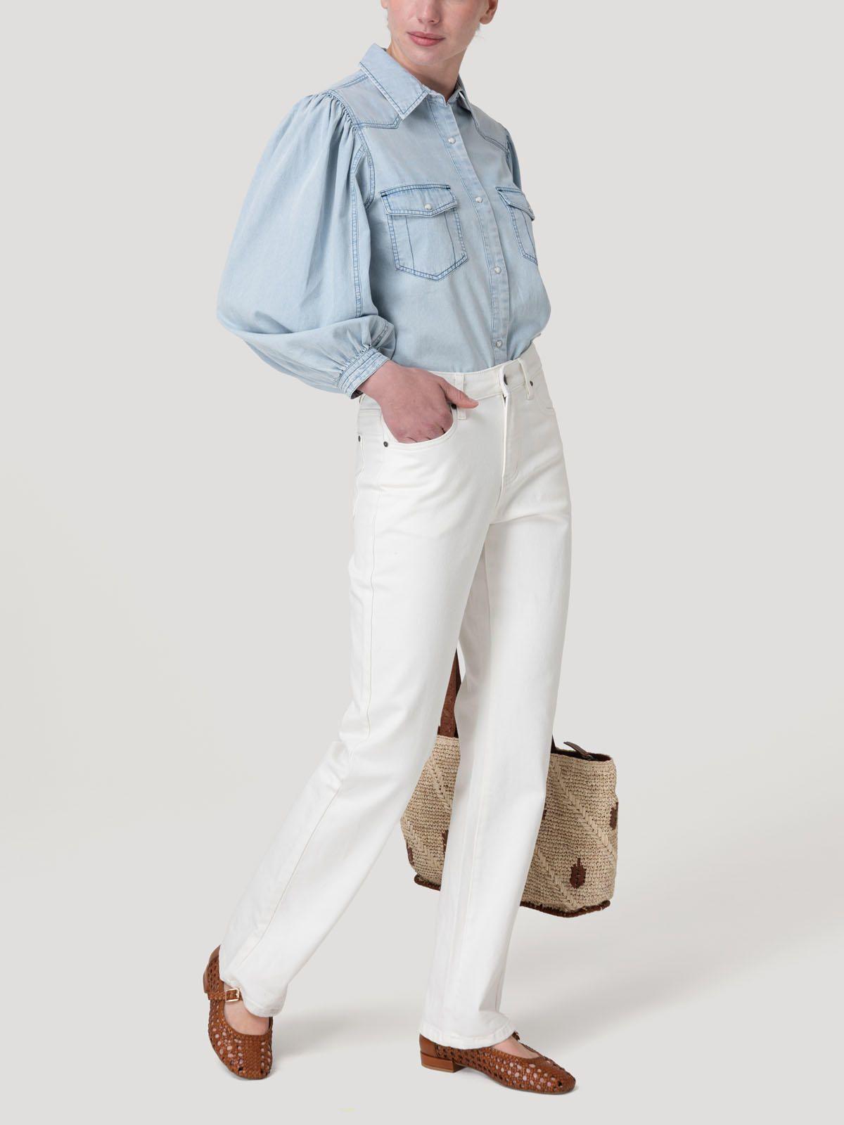 Jeans Fibras Recicladas Mujer Botanica Beige-8
