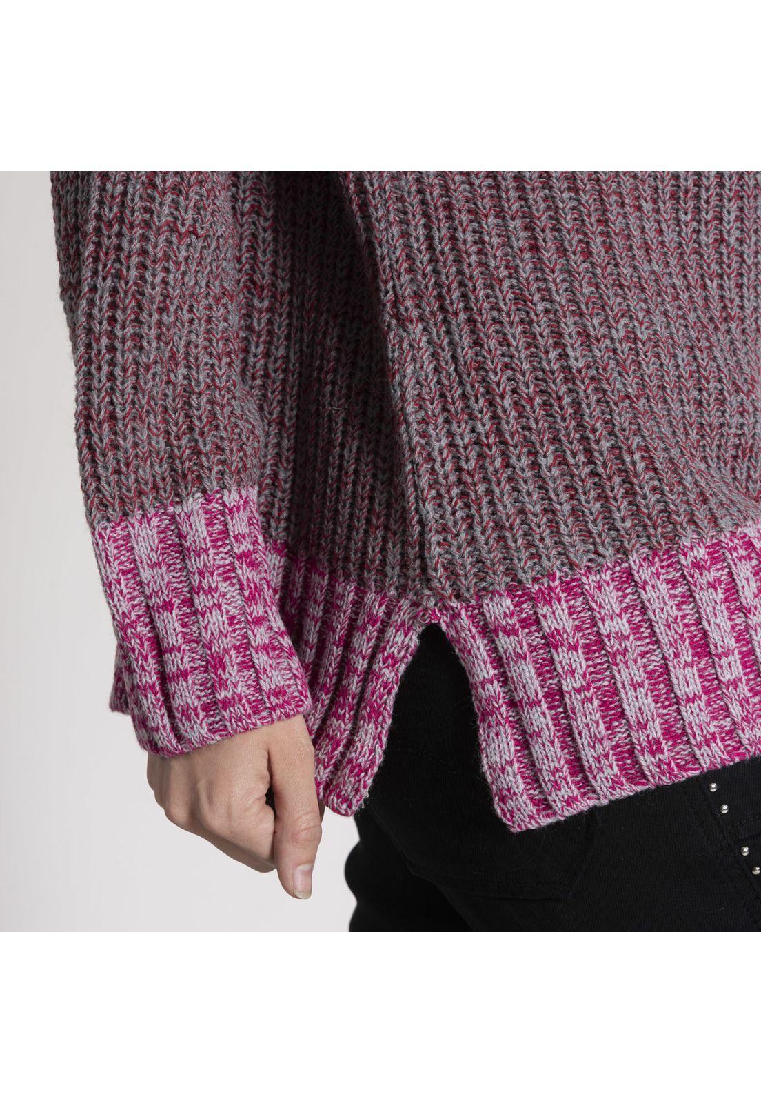 Sweater Mujer Azucena Algodón Burdeo-6