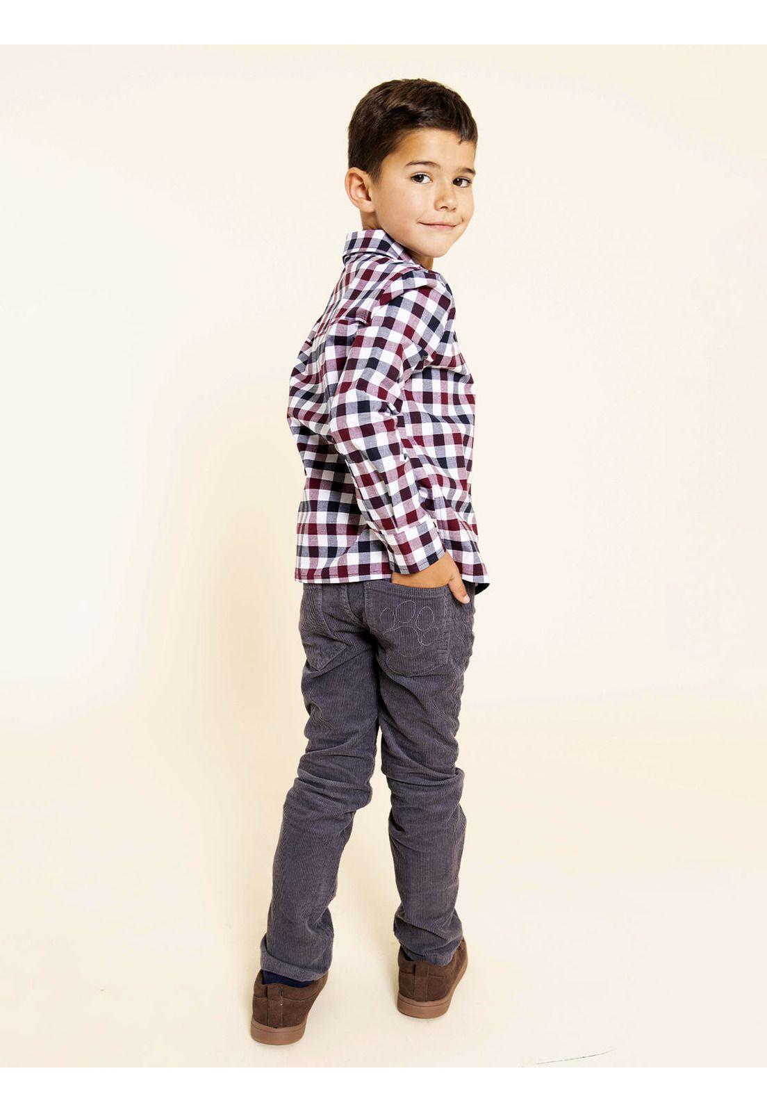 Pantalon London Niño Gris-3