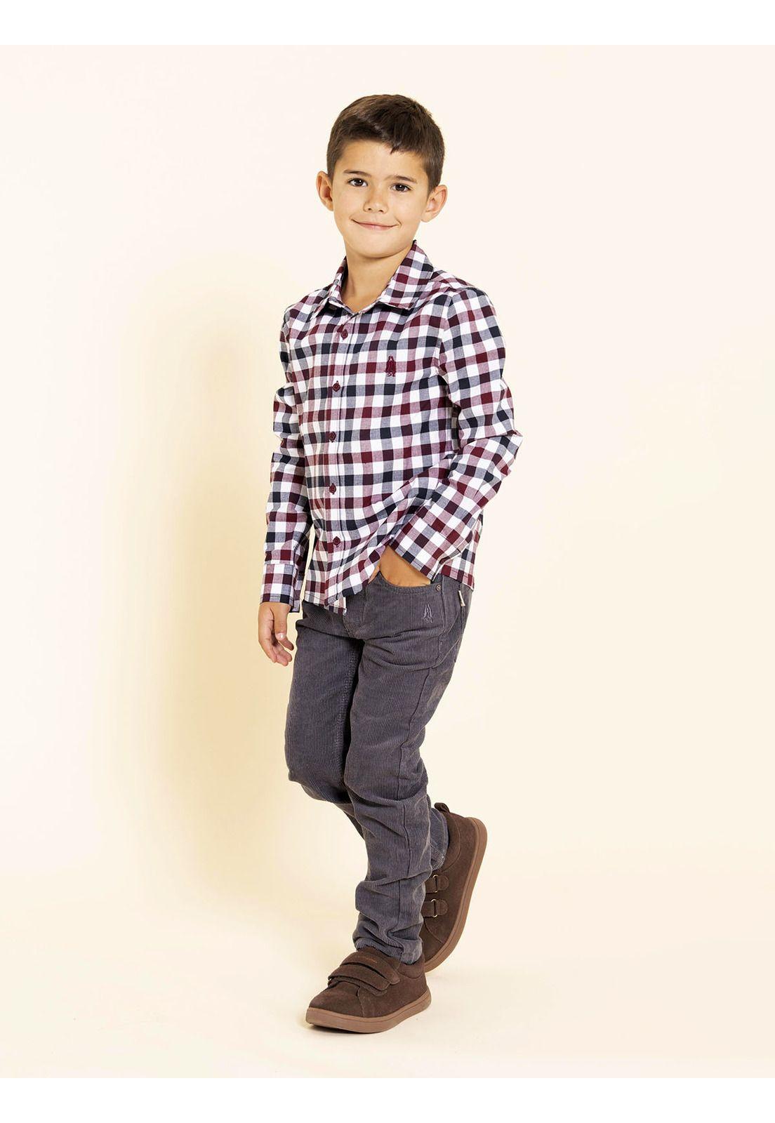 Pantalon London Niño Gris-5