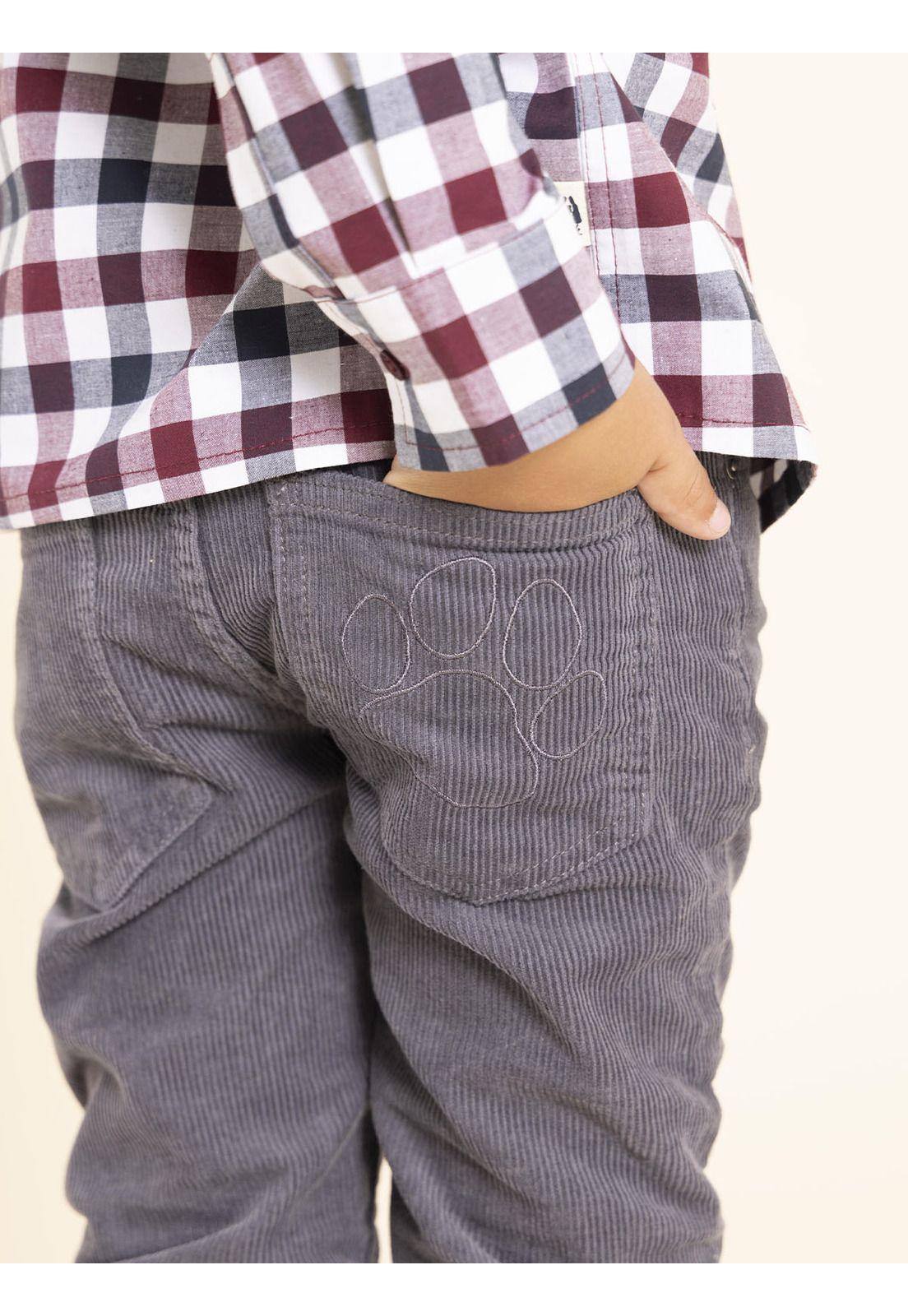 Pantalon London Niño Gris-6