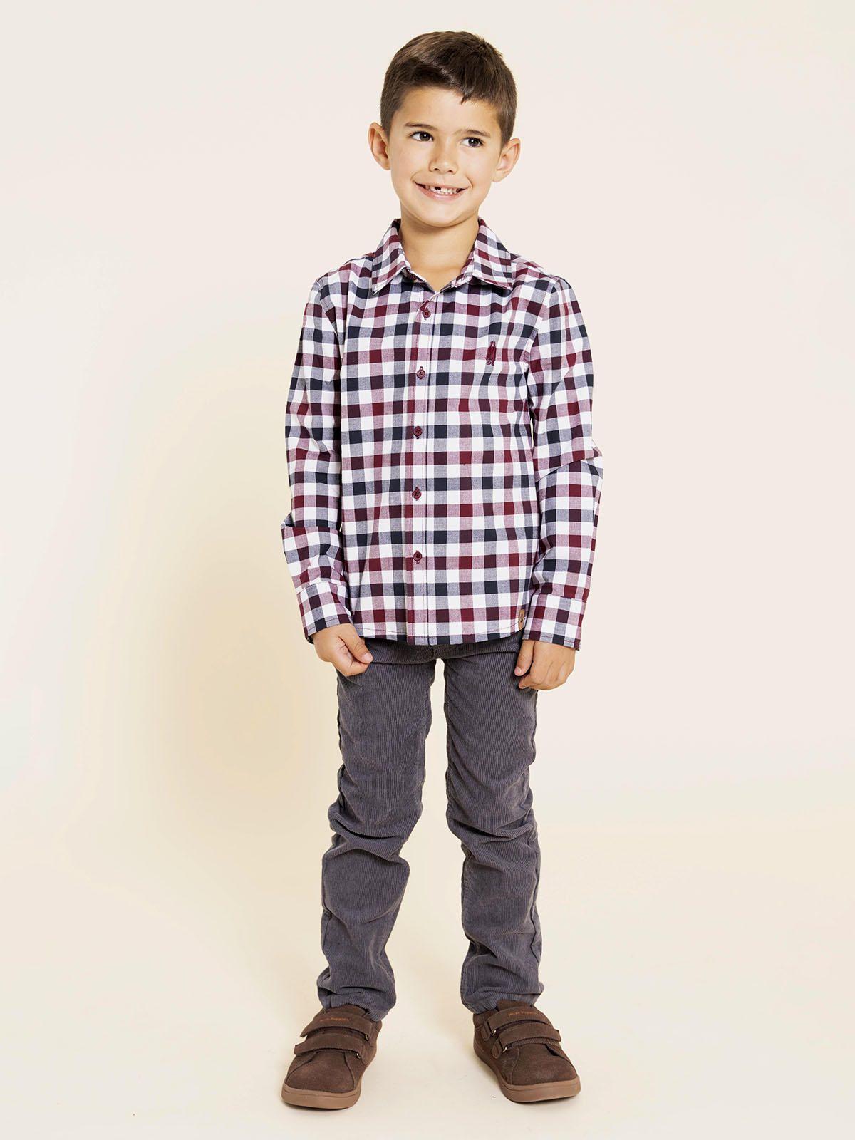 Pantalon London Niño Gris-1