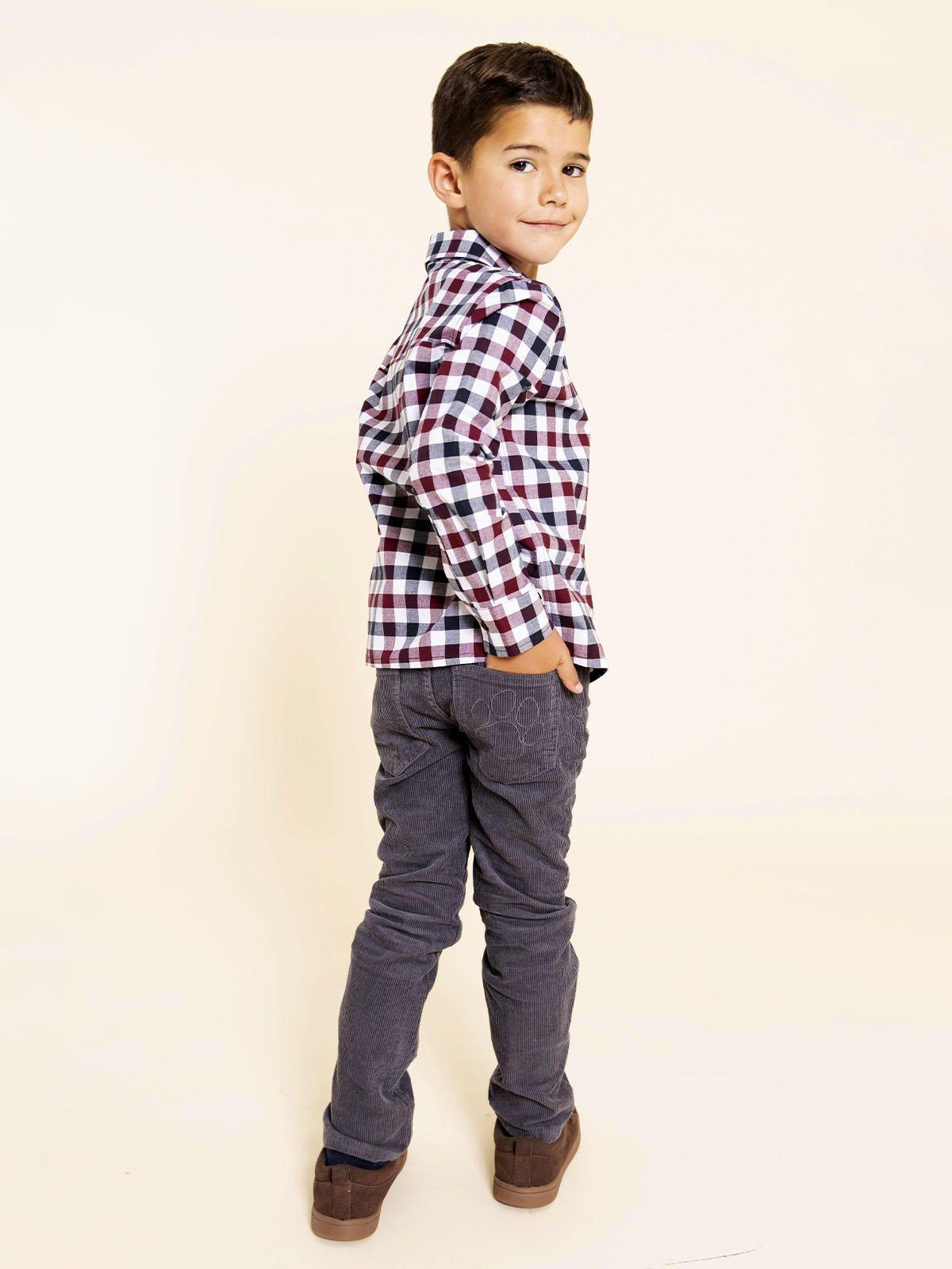 Pantalon London Niño Gris-3