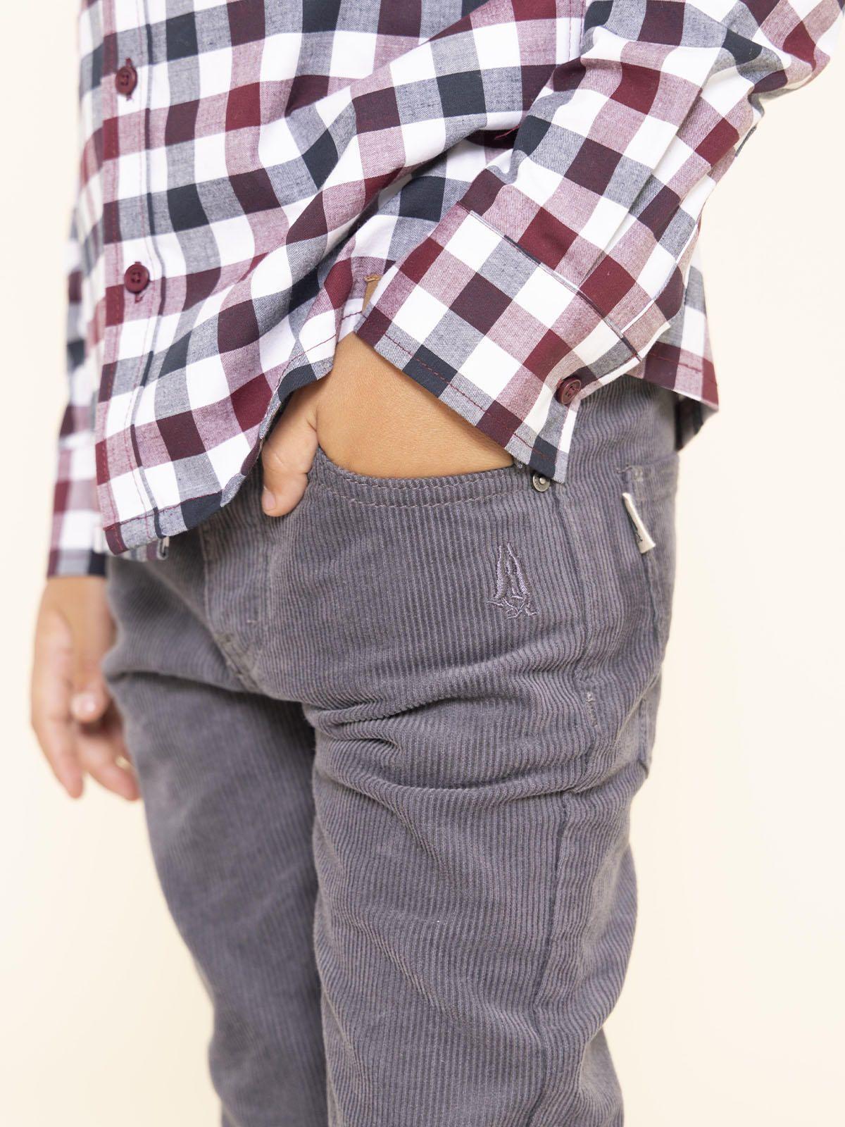 Pantalon London Niño Gris-4