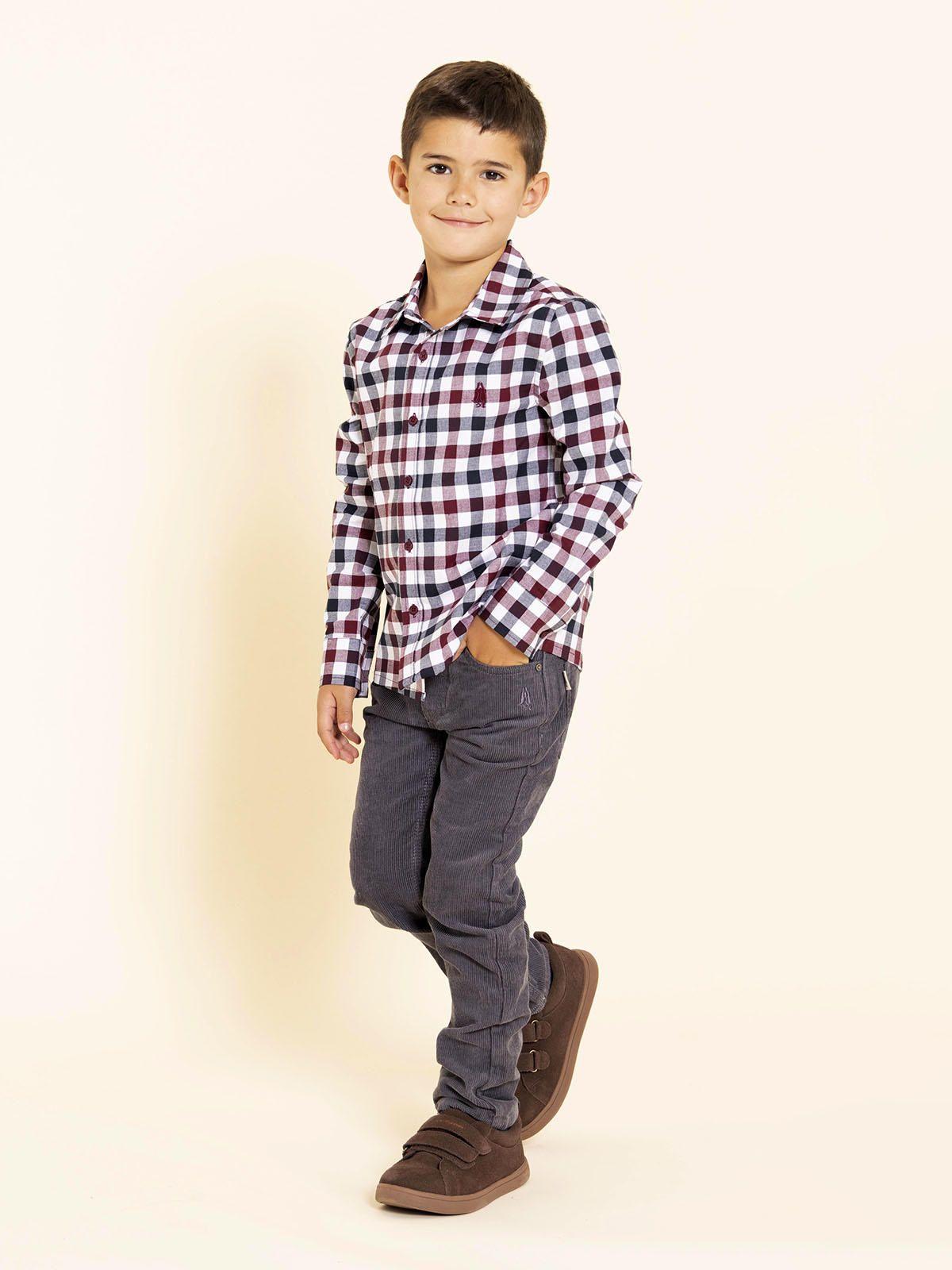 Pantalon London Niño Gris-5