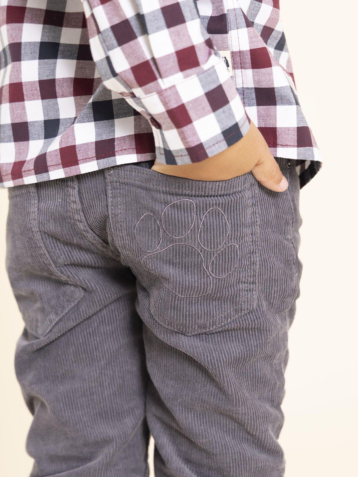 Pantalon London Niño Gris-6