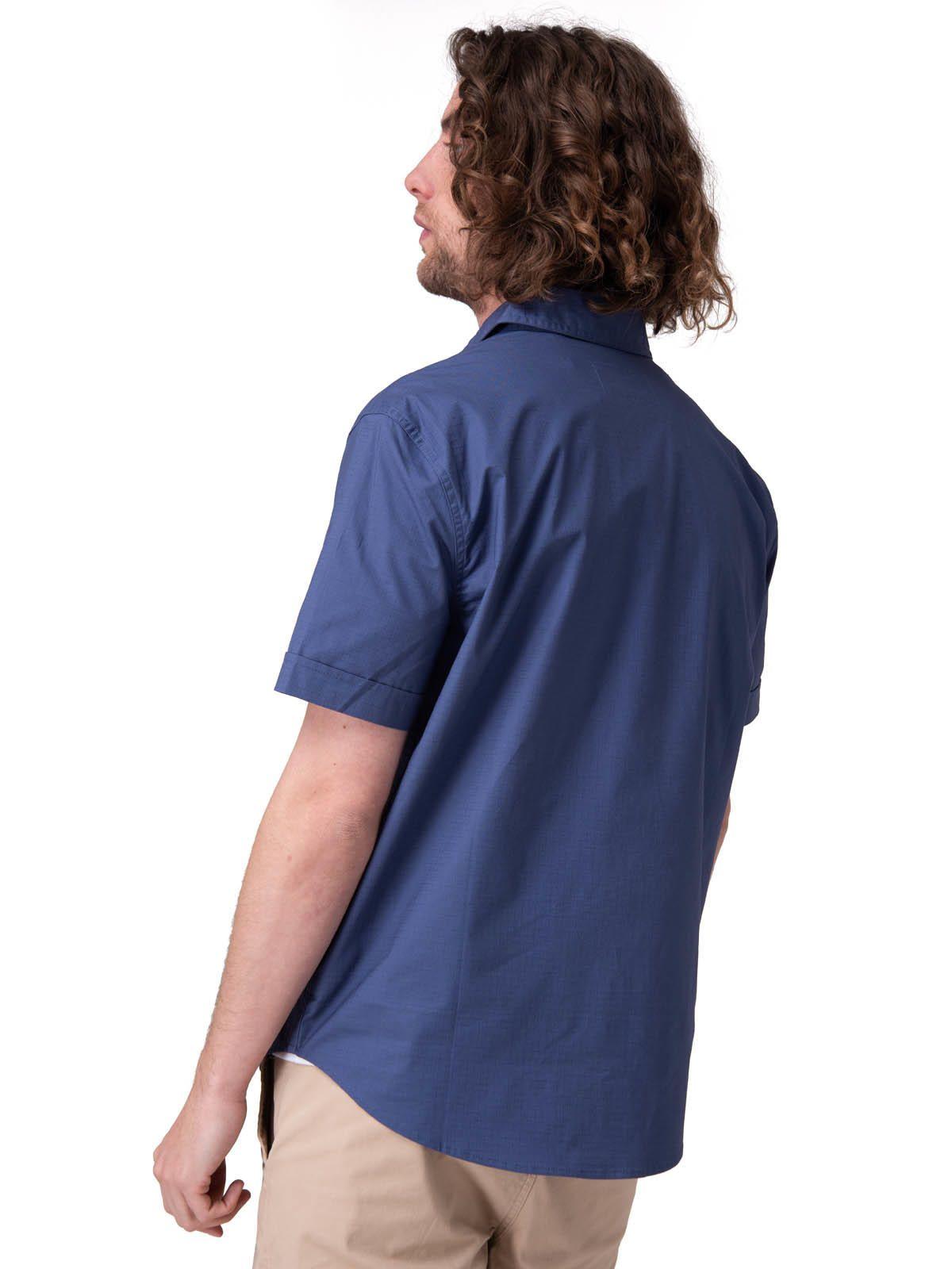 Camisa Manga Corta Utility S/S Shirt Hombre Azul-3