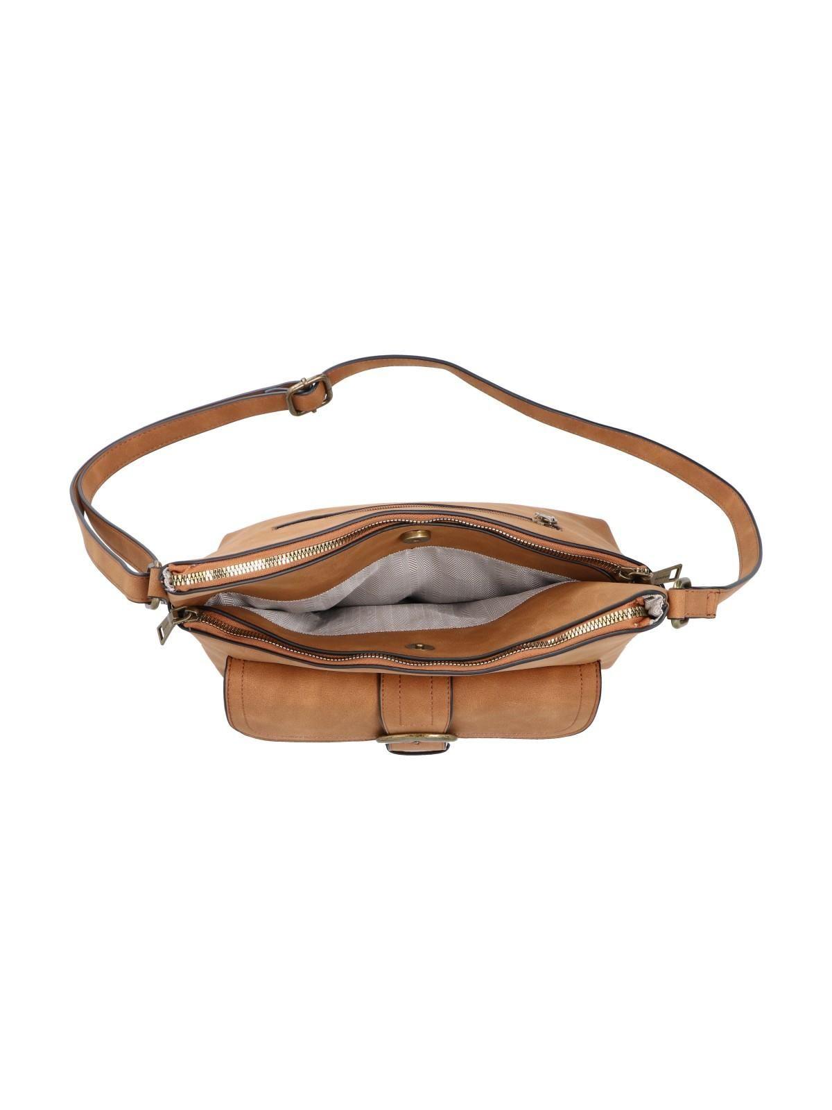 Cartera Mujer Sirena Hobo Camel-5