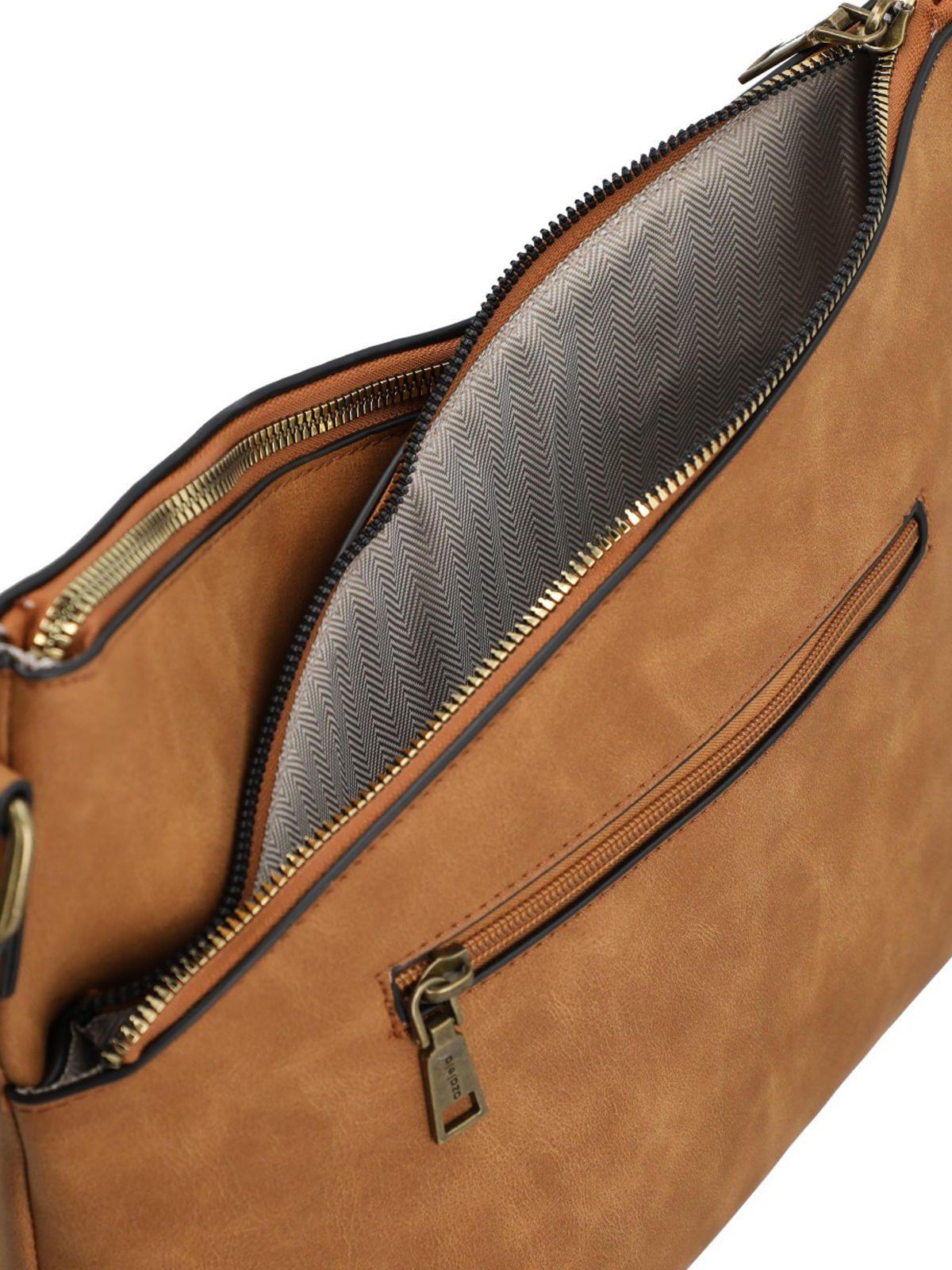 Cartera Mujer Sirena Hobo Camel-7