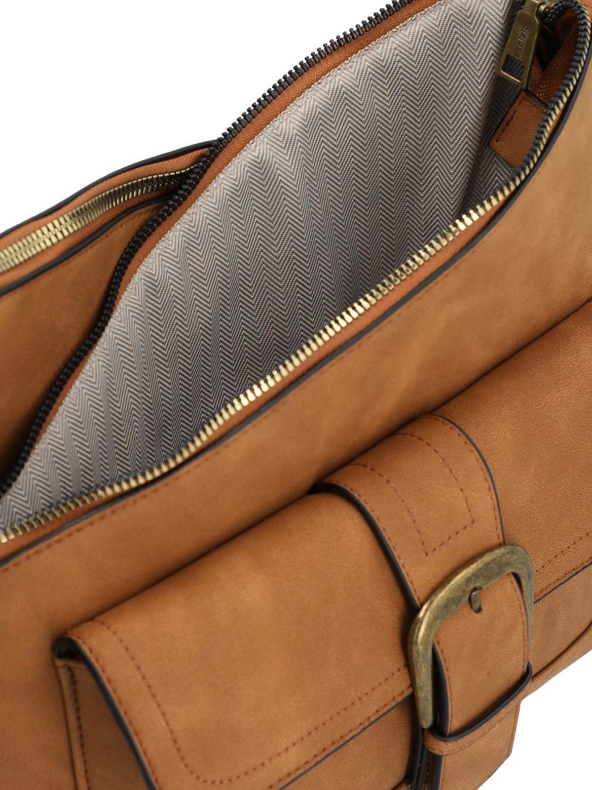 Cartera Mujer Sirena Hobo Camel-8