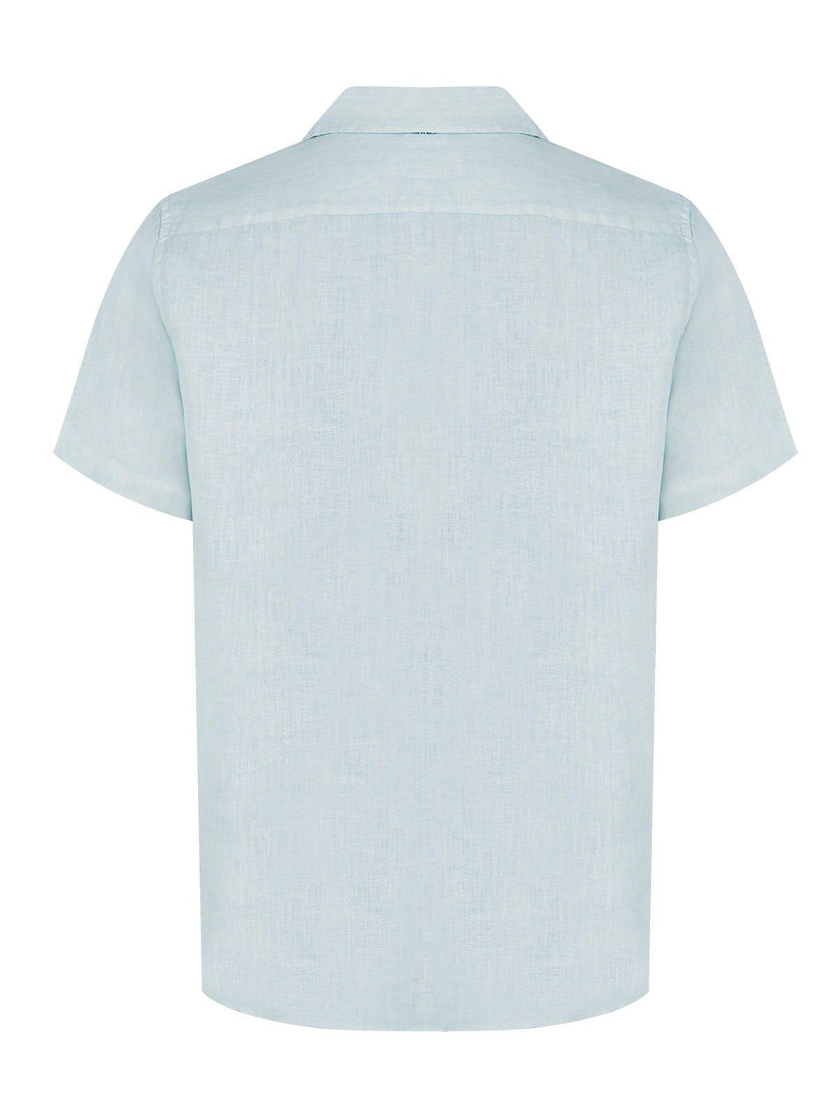 camisa Lino Orgánico Verde Braga Hombre -1