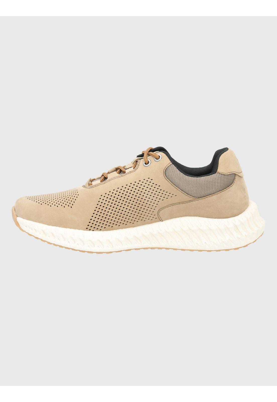 Zapatilla Gris Hombre Spinal Lthr Lace -4