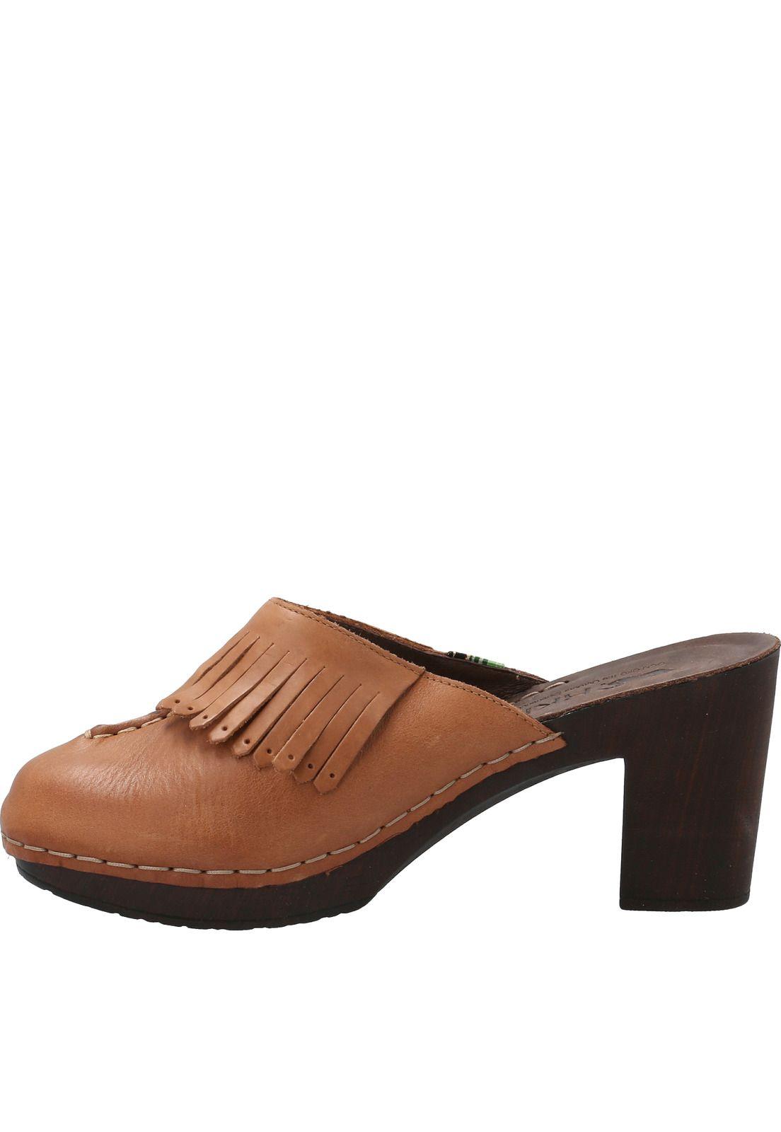 Sueco Cuero Megan Café Mujer-4
