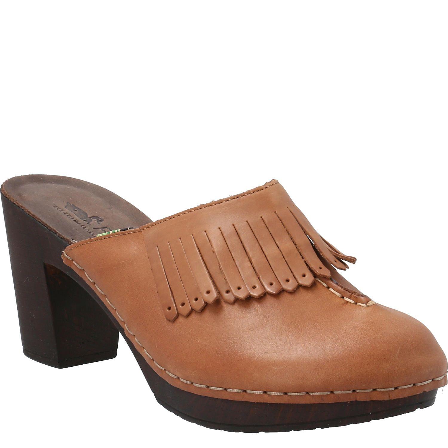 Sueco Cuero Megan Café Mujer-0