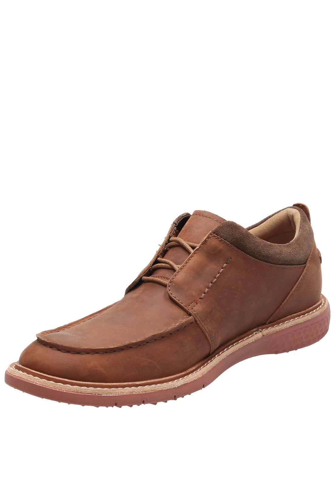 Zapato Cuero Hombre Malbork Café-4