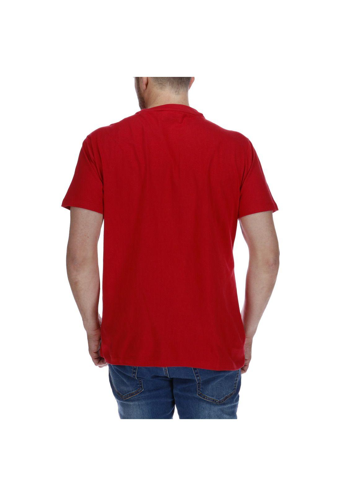 Polera Mc Hombre Umbrella Tee Algodón Burdeo-2