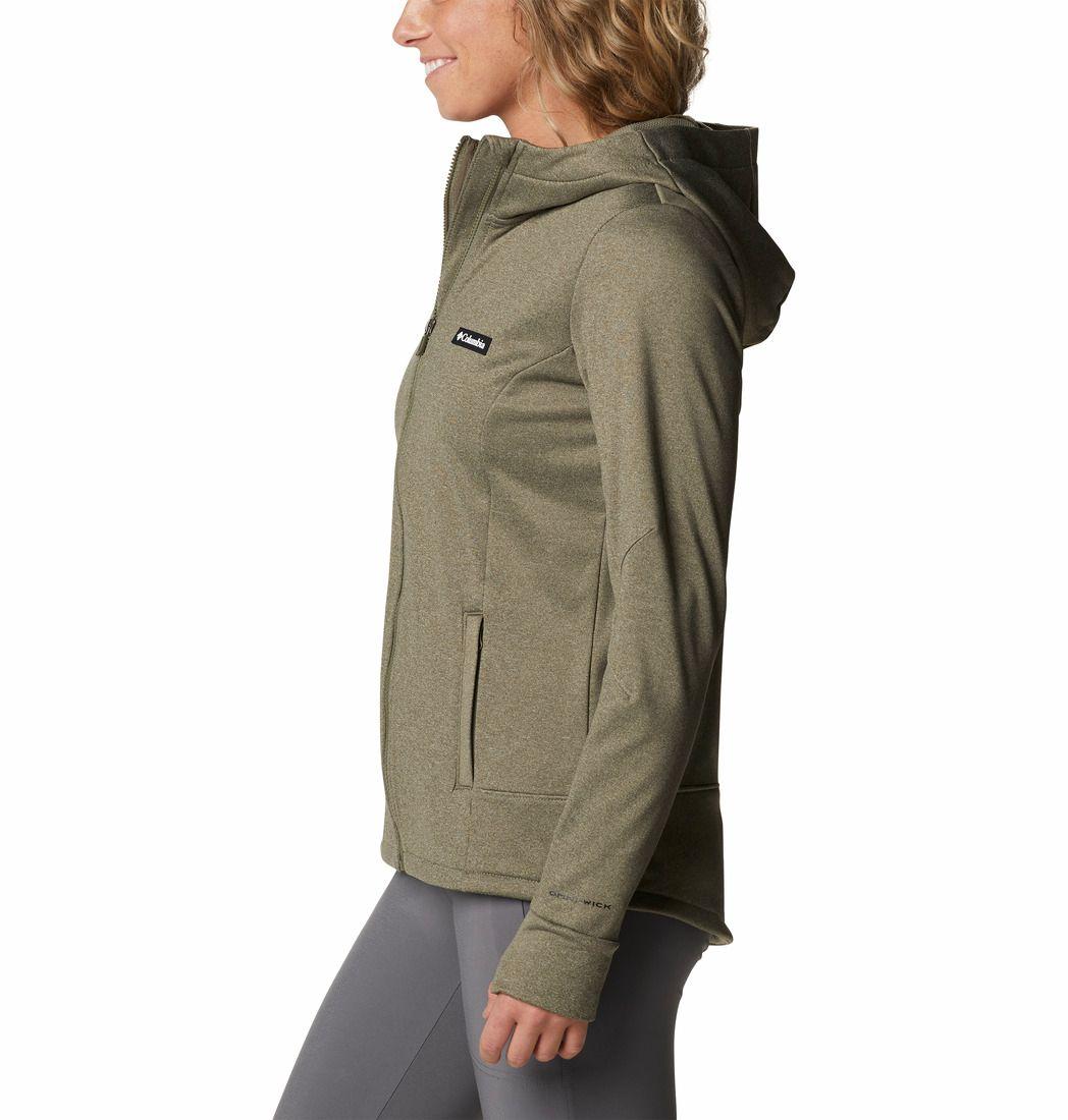 Polerón Mujer Windgates Fleece Fz Verde-1