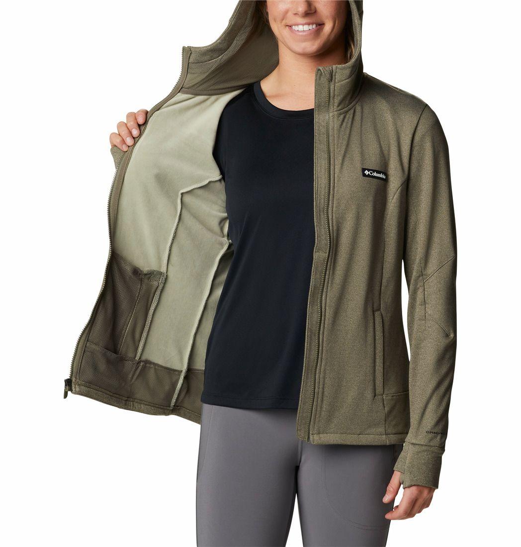 Polerón Mujer Windgates Fleece Fz Verde-3