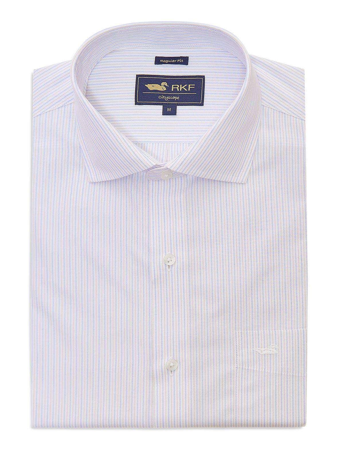 Camisa Libre de Arrugas Algodón Hombre Beige-0