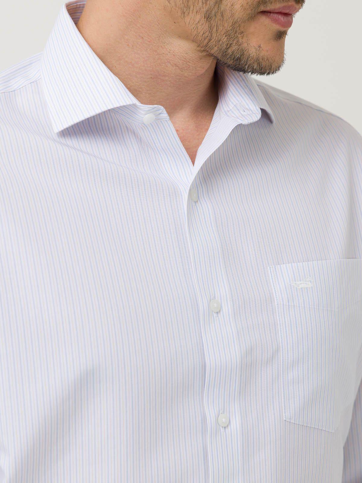 Camisa Libre de Arrugas Algodón Hombre Beige-7