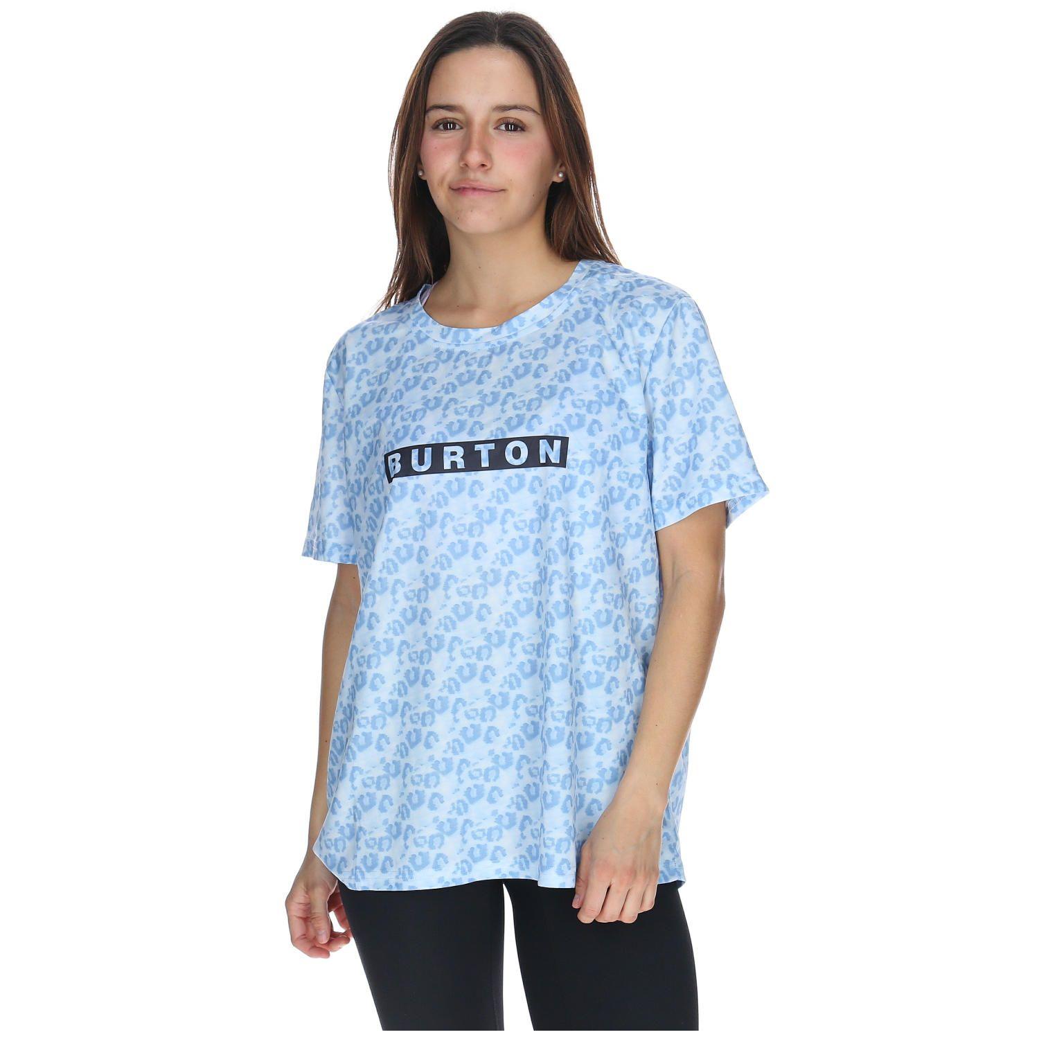 Polera Manga Corta Mtb Printed W Celeste Mujer-0