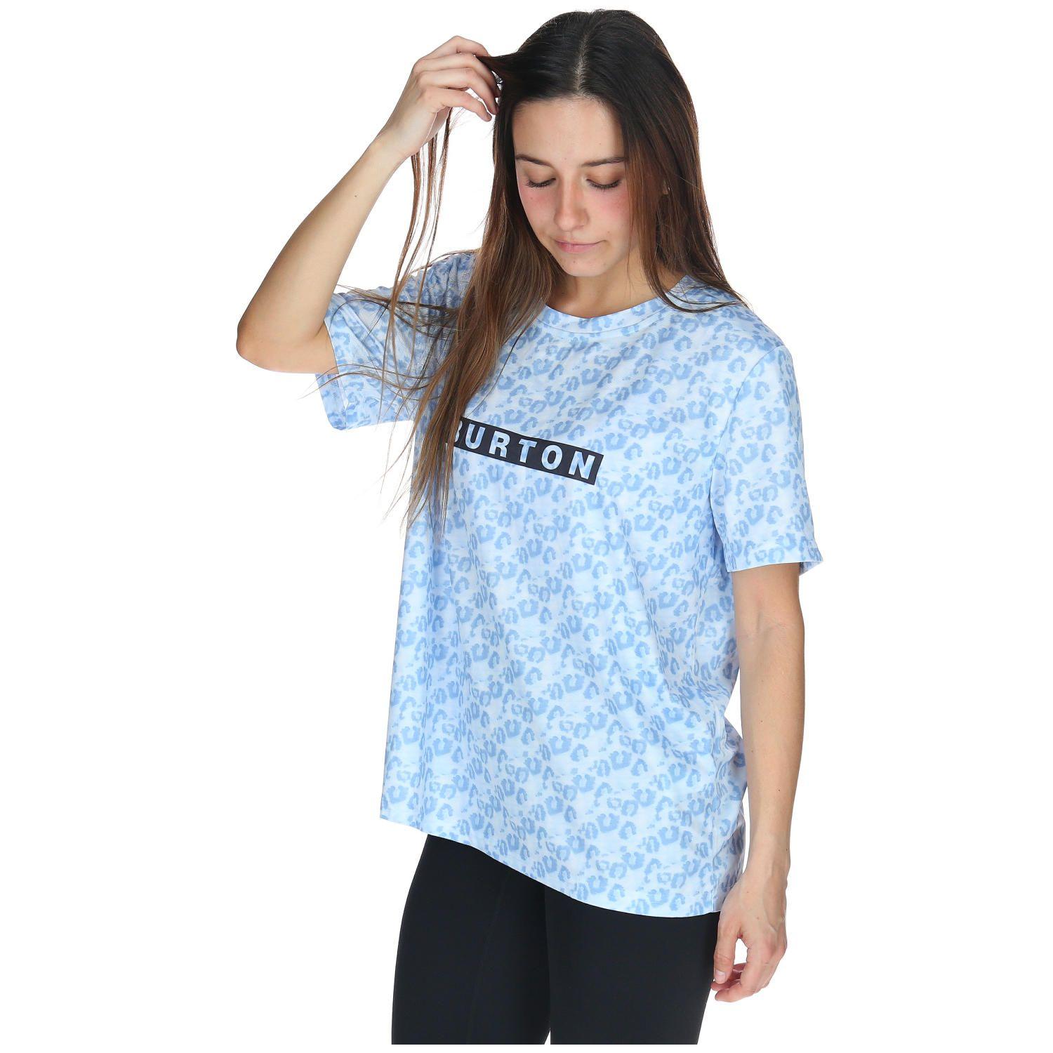 Polera Manga Corta Mtb Printed W Celeste Mujer-1