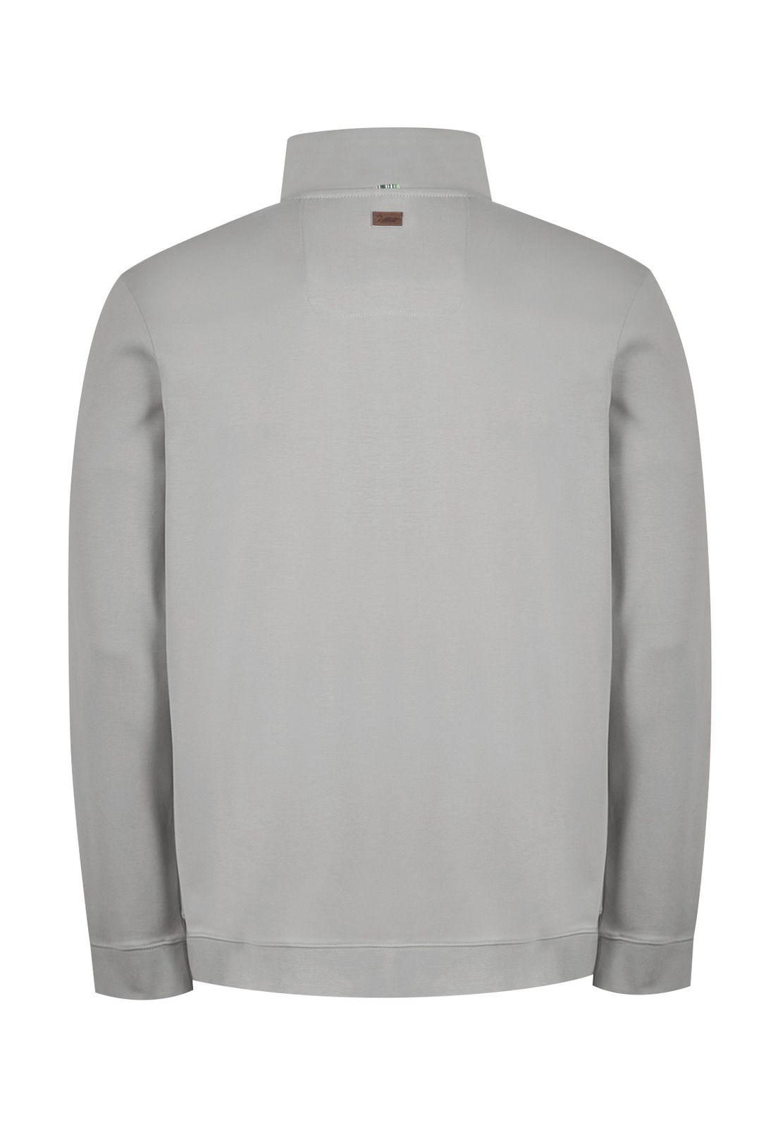 Polerón Algodón Orgánico Gris Rimini Hombre -1