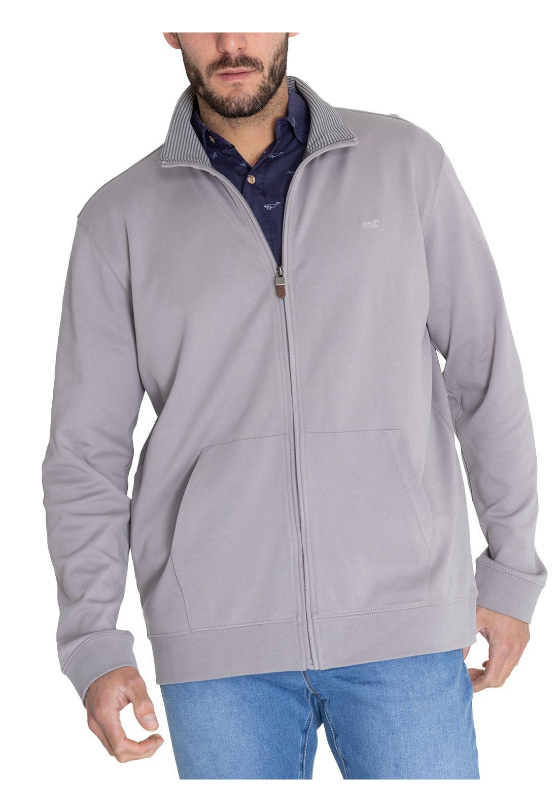 Polerón Algodón Orgánico Gris Rimini Hombre -4