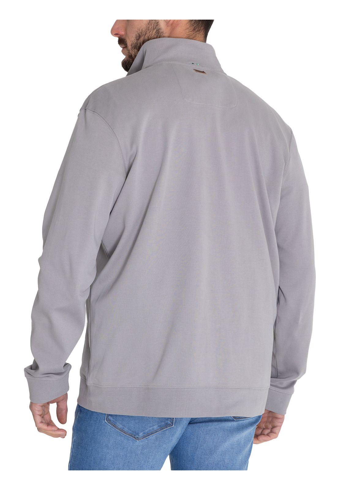 Polerón Algodón Orgánico Gris Rimini Hombre -5