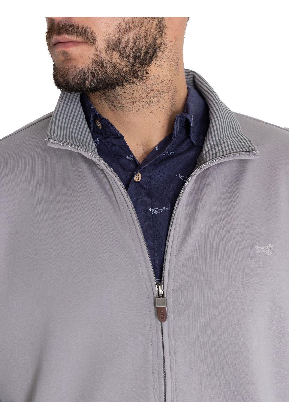Polerón Algodón Orgánico Gris Rimini Hombre -6