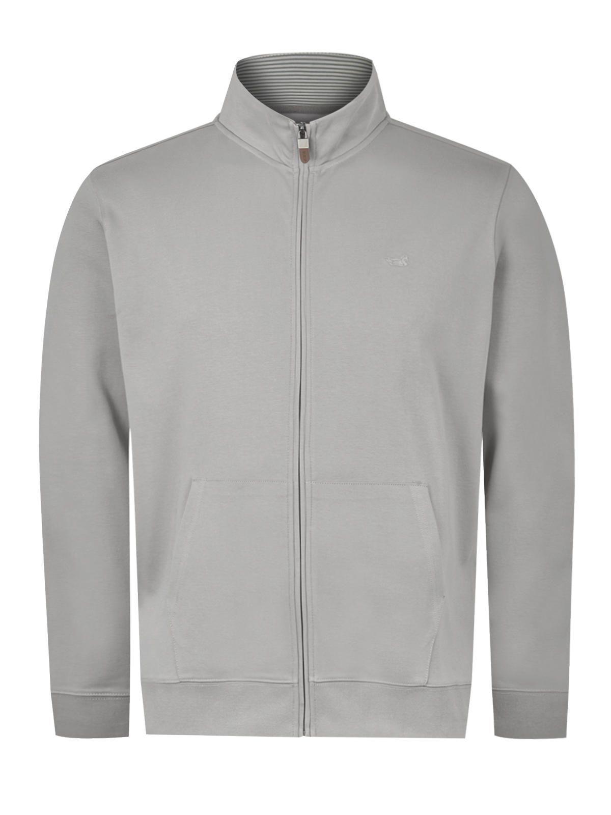 Polerón Algodón Orgánico Gris Rimini Hombre -0