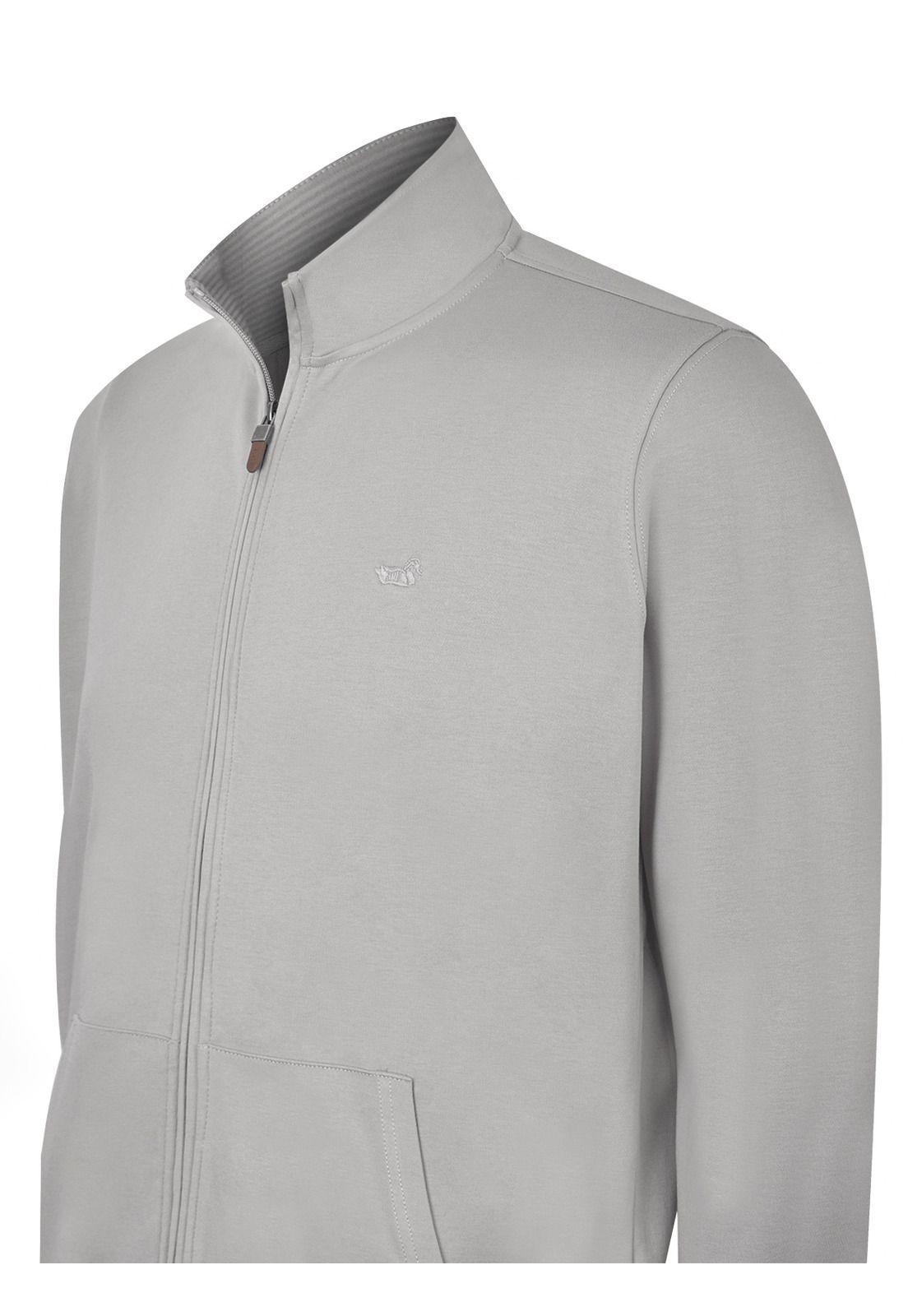 Polerón Algodón Orgánico Gris Rimini Hombre -3