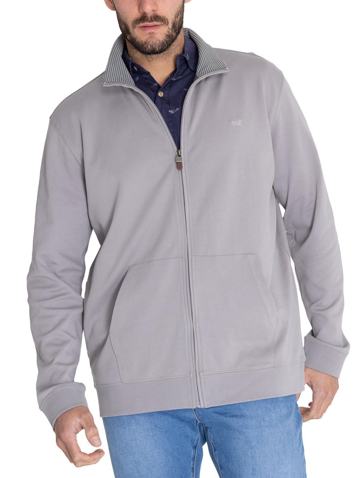 Polerón Algodón Orgánico Gris Rimini Hombre -4