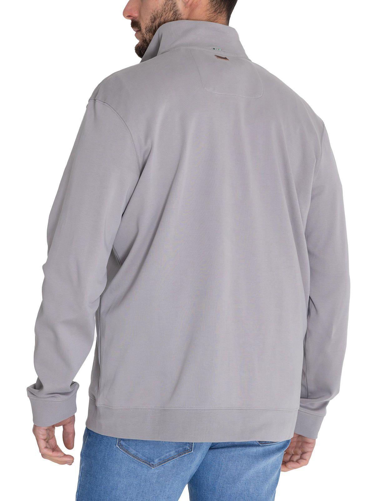 Polerón Algodón Orgánico Gris Rimini Hombre -5