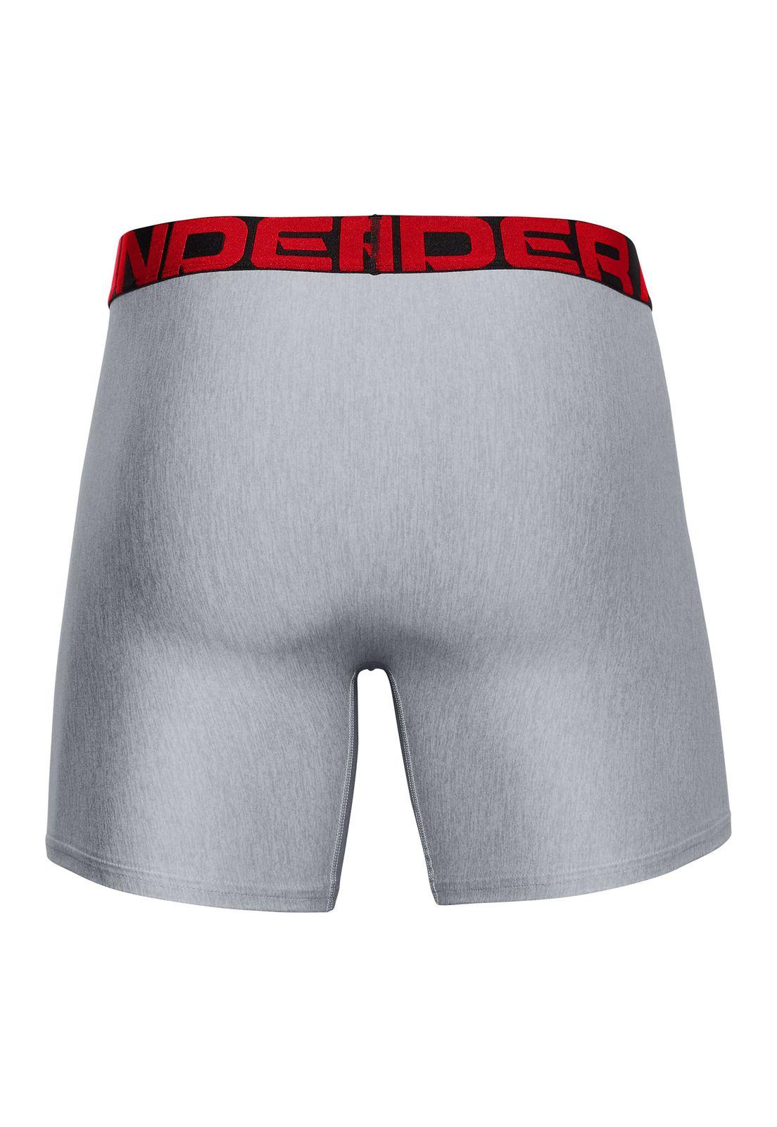 Boxer Hombre Tech 6In 2 Pack Gris-1