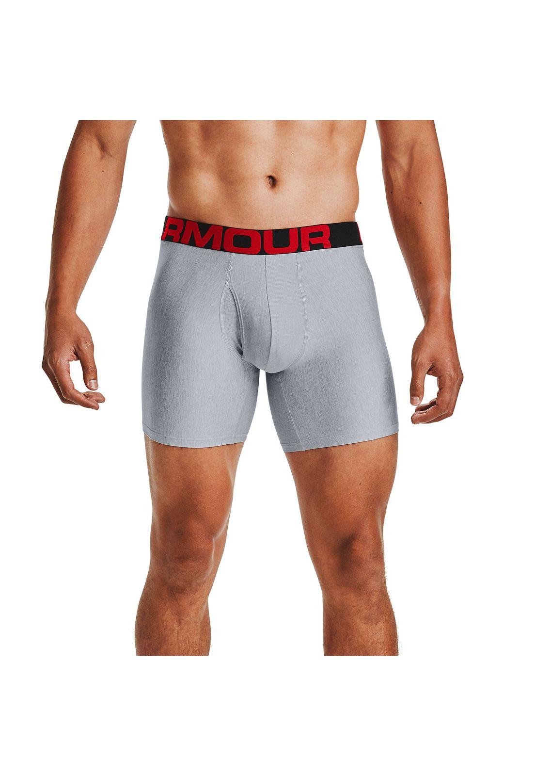 Boxer Hombre Tech 6In 2 Pack Gris-2