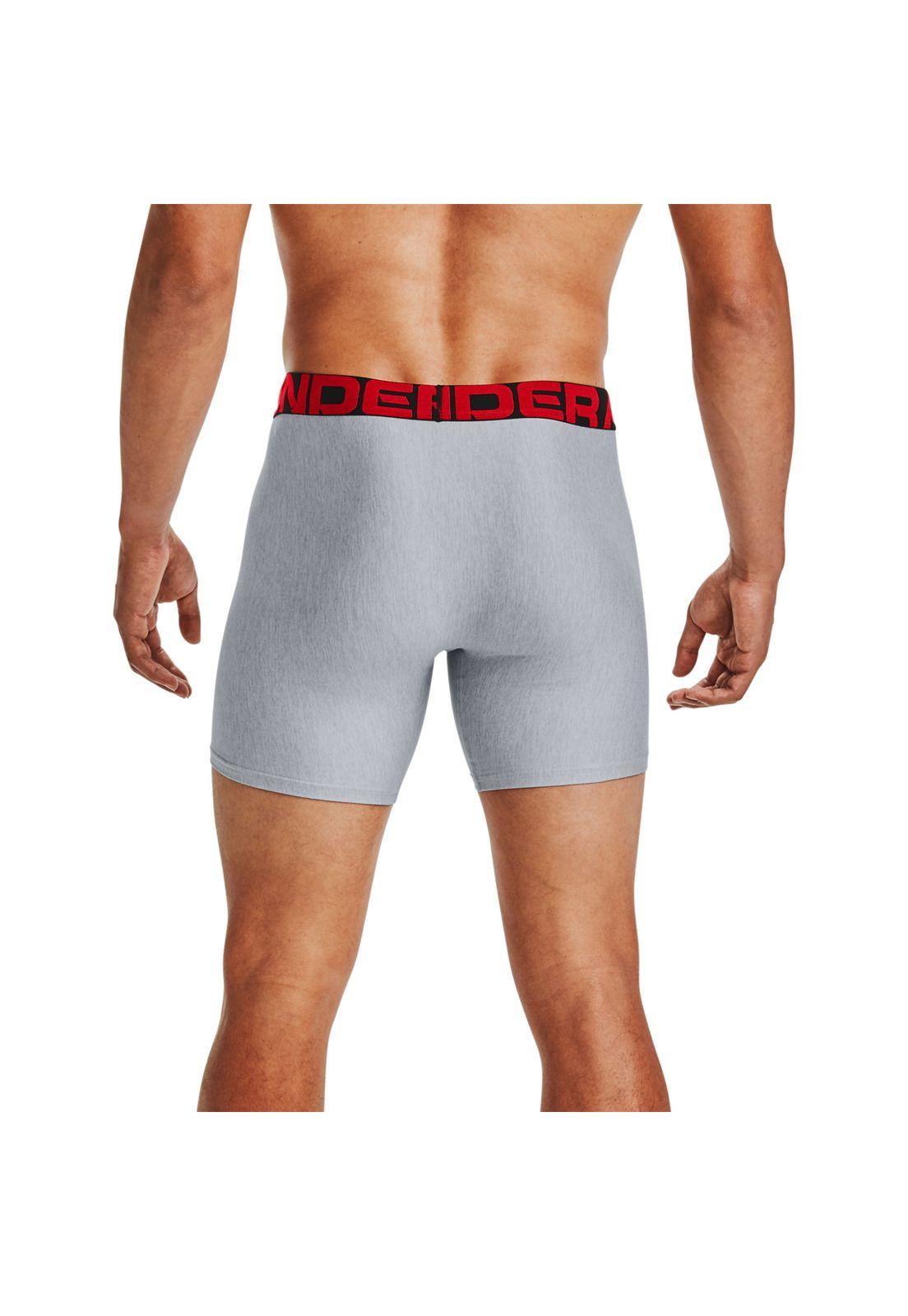 Boxer Hombre Tech 6In 2 Pack Gris-4